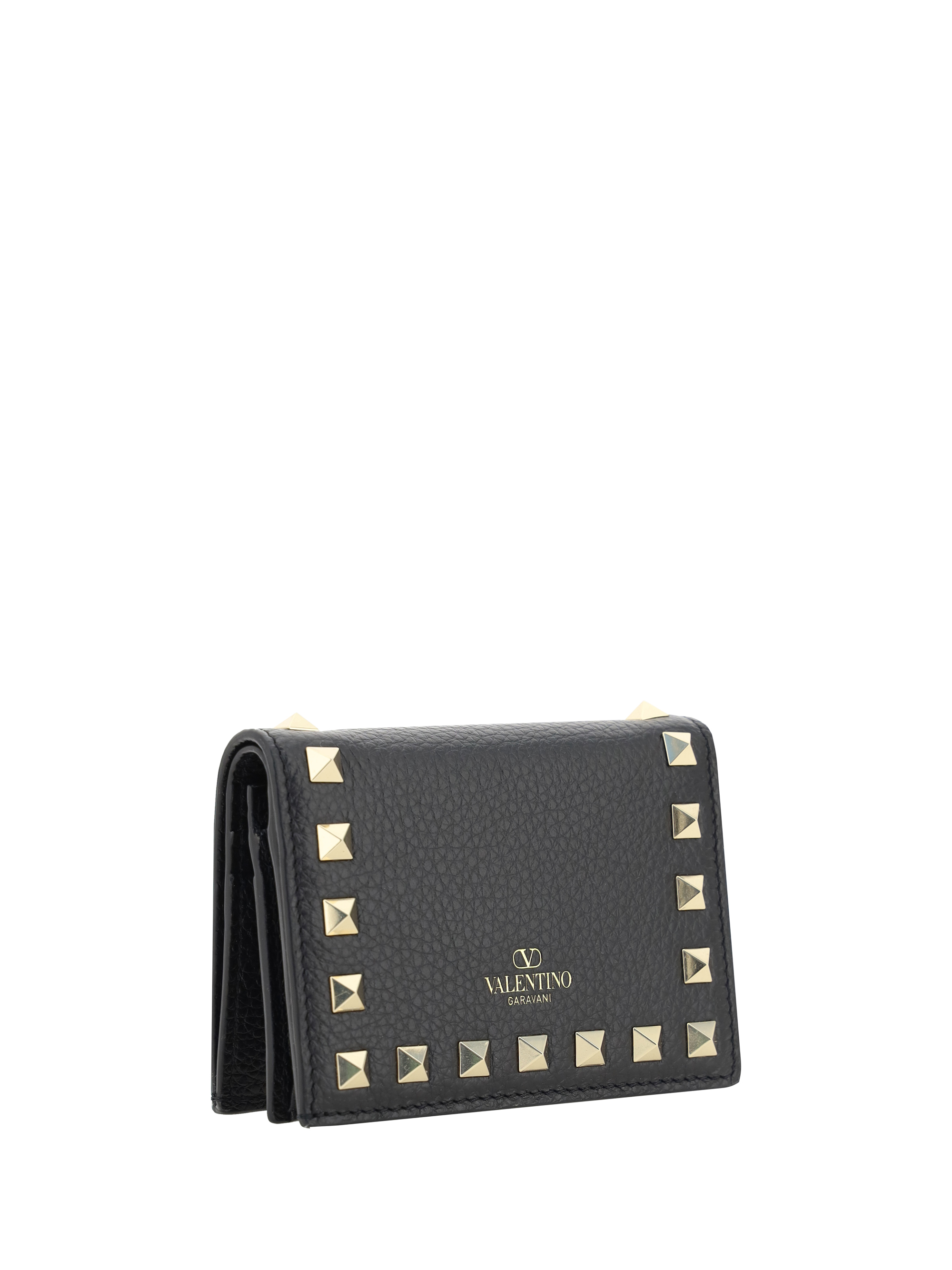 Valentino Garavani Rockstud Coin Purse - Black