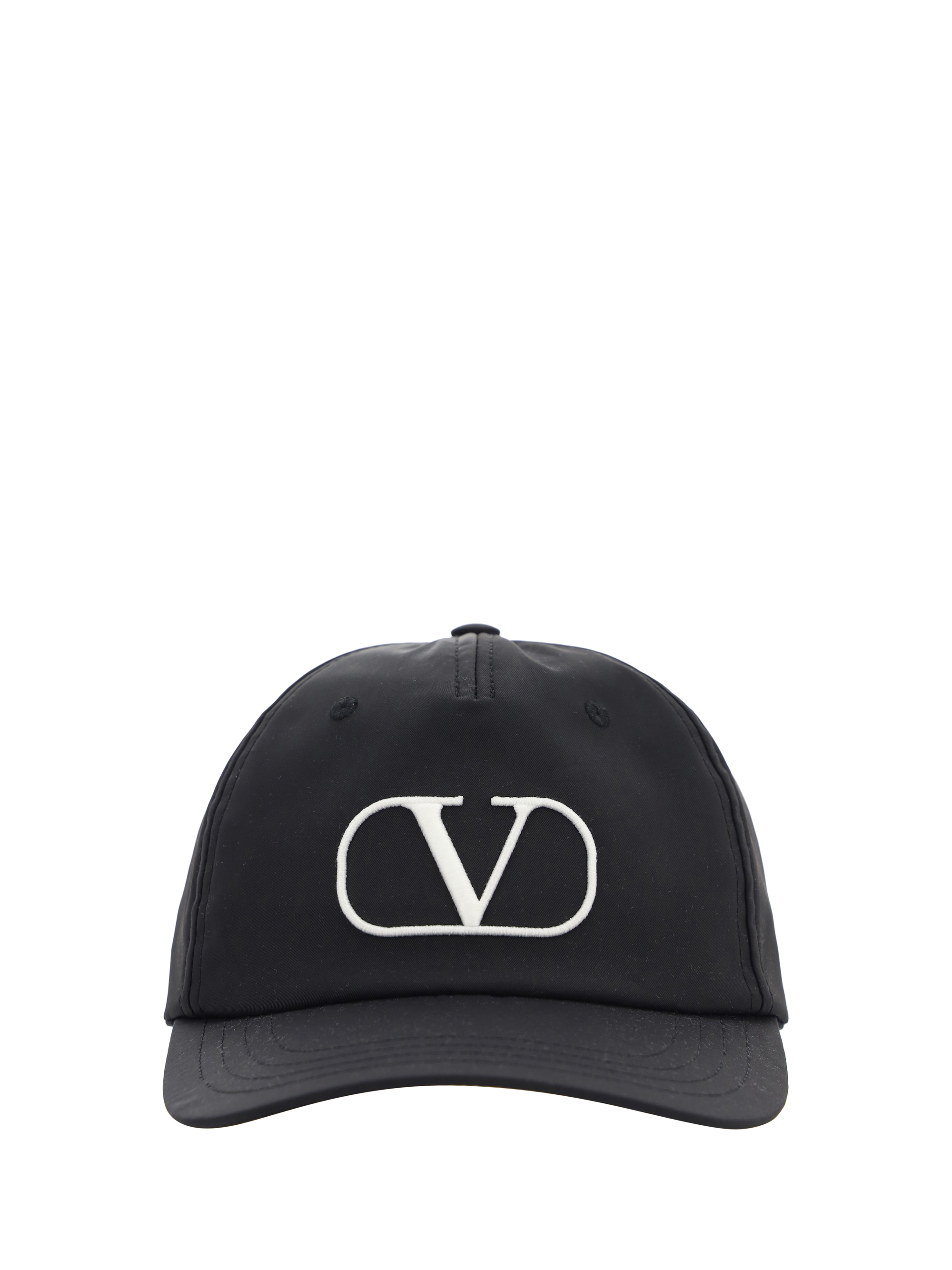 Shop Valentino Garavani Baseball Hat In Neroavorio