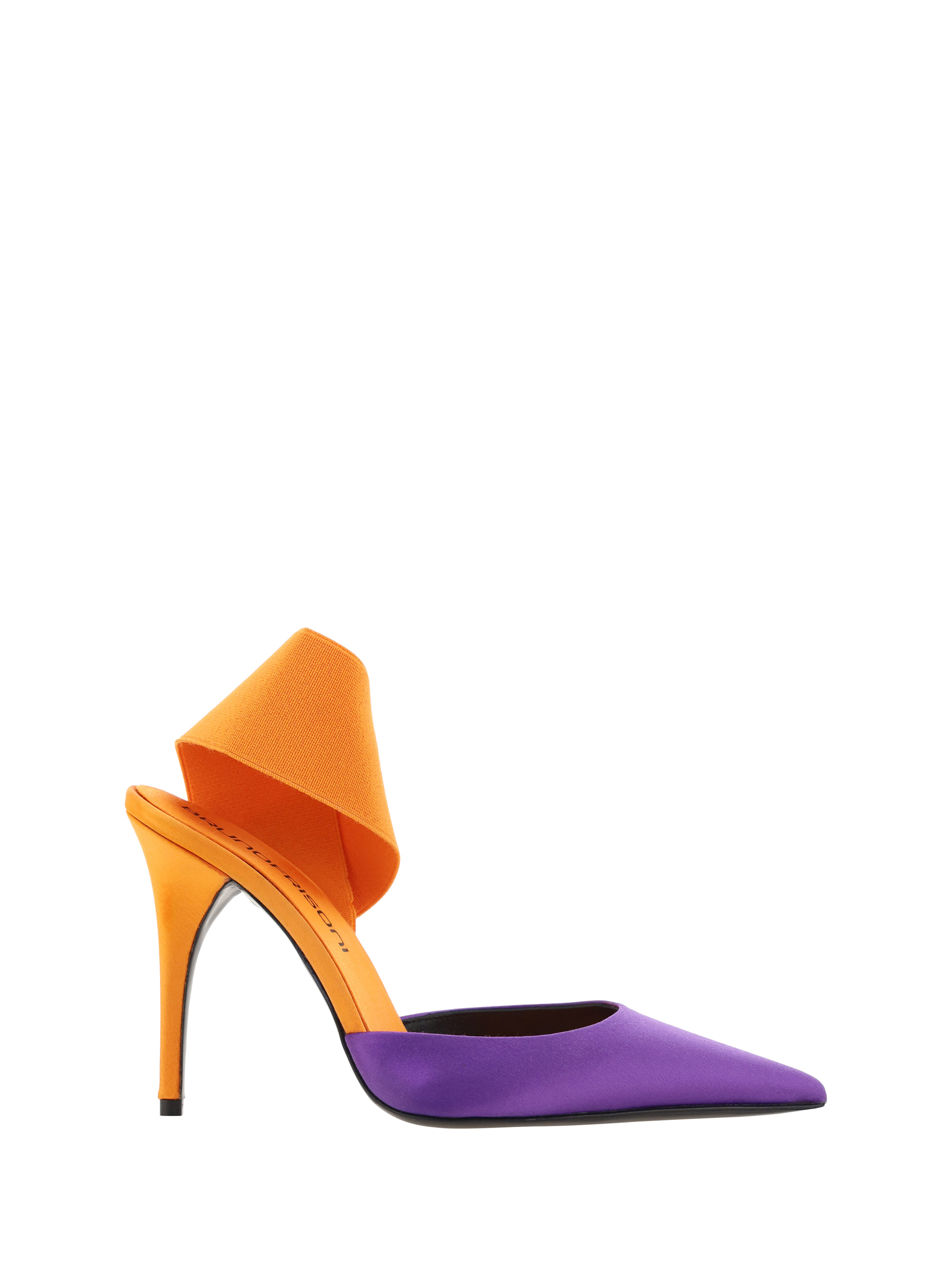 Shop Bruno Frisoni N'roll Pumps In Orange/purple
