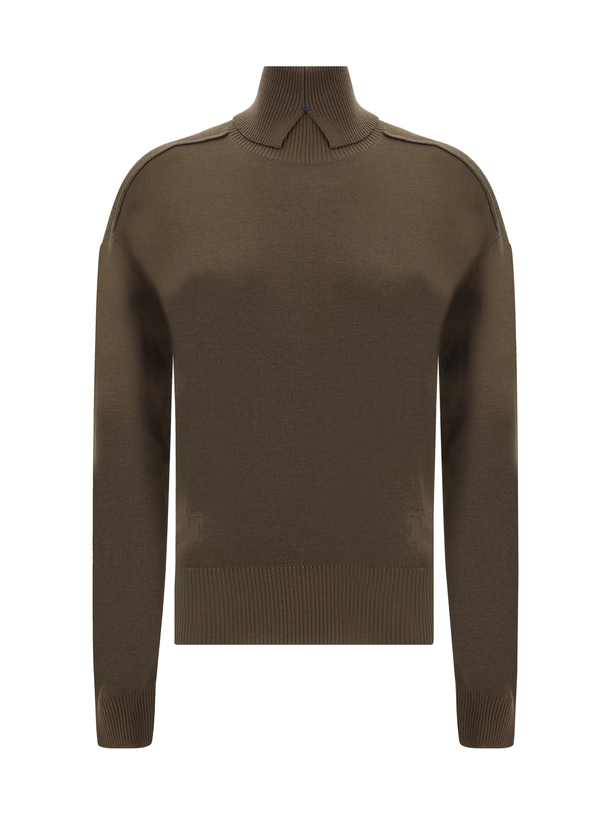 Burberry Turtleneck Sweater In Green