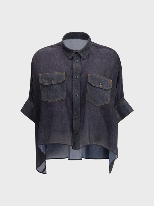 Denim Print Shirt