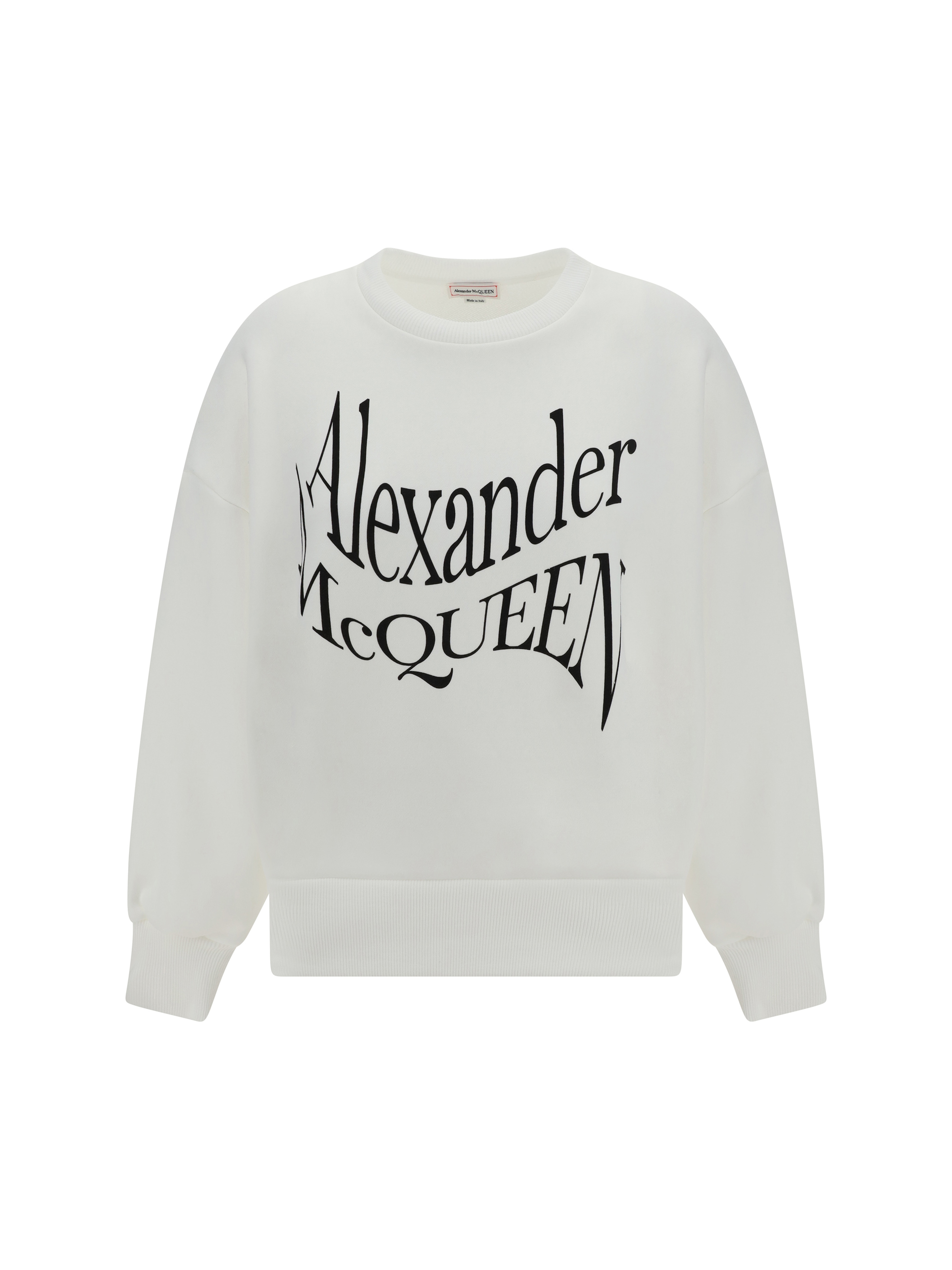 Shop Alexander Mcqueen Sweatshirt In White