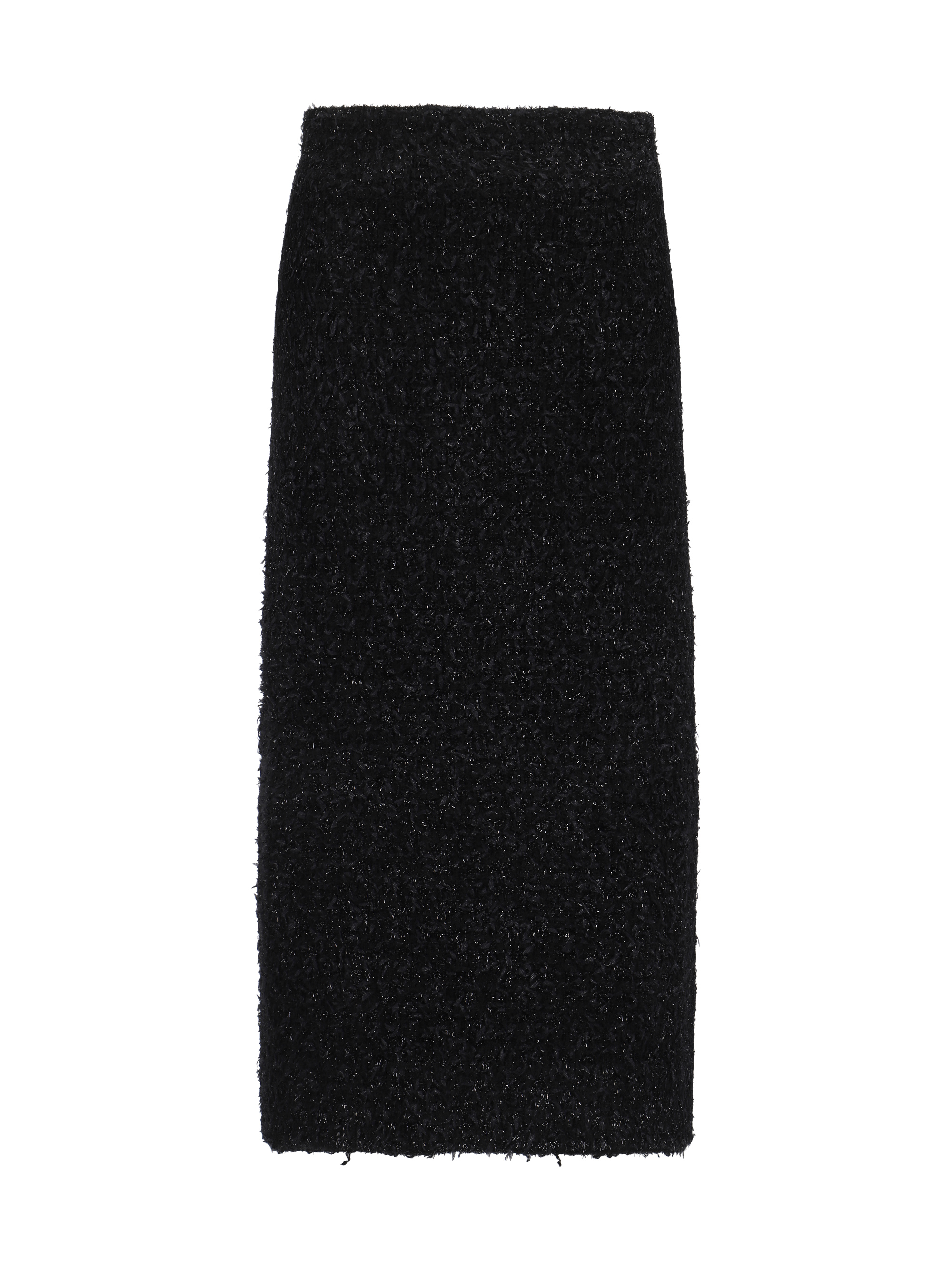 Shop Balenciaga Midi Skirt In Black