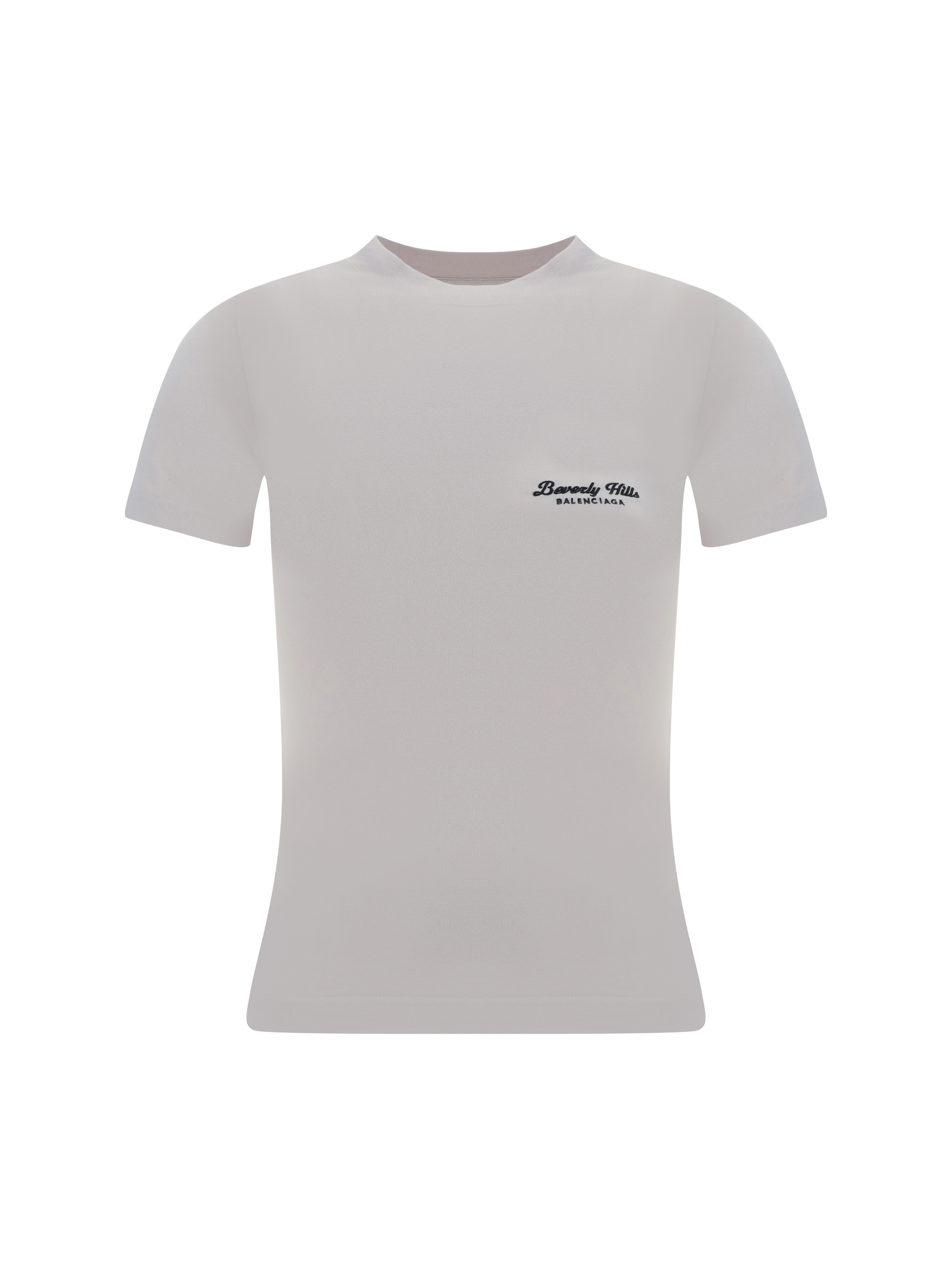 Shop Balenciaga T-shirt In Off White/black