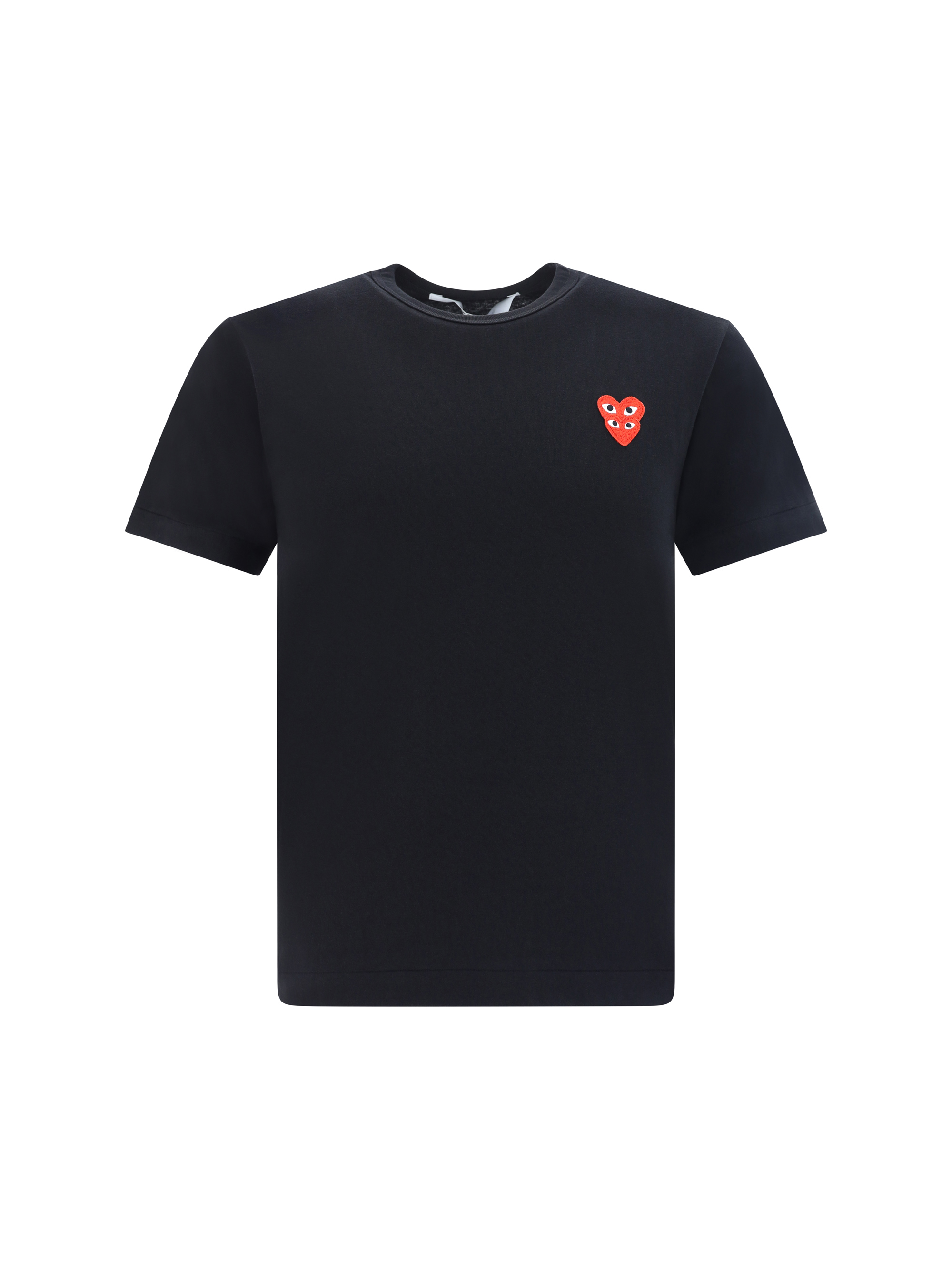 Shop Comme Des Garçons Play T-shirt In Black