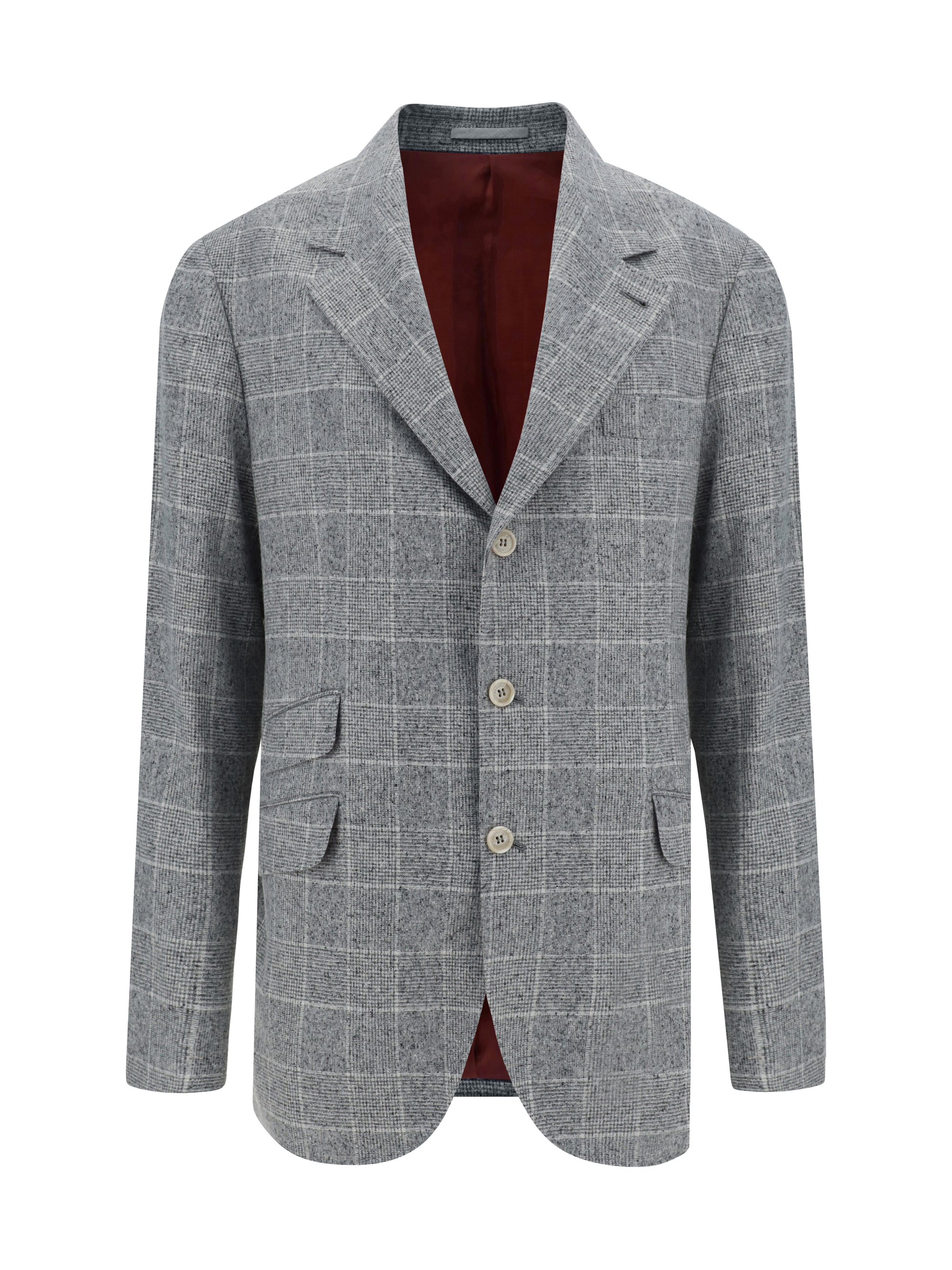 Shop Brunello Cucinelli Blazer Jacket In Perla