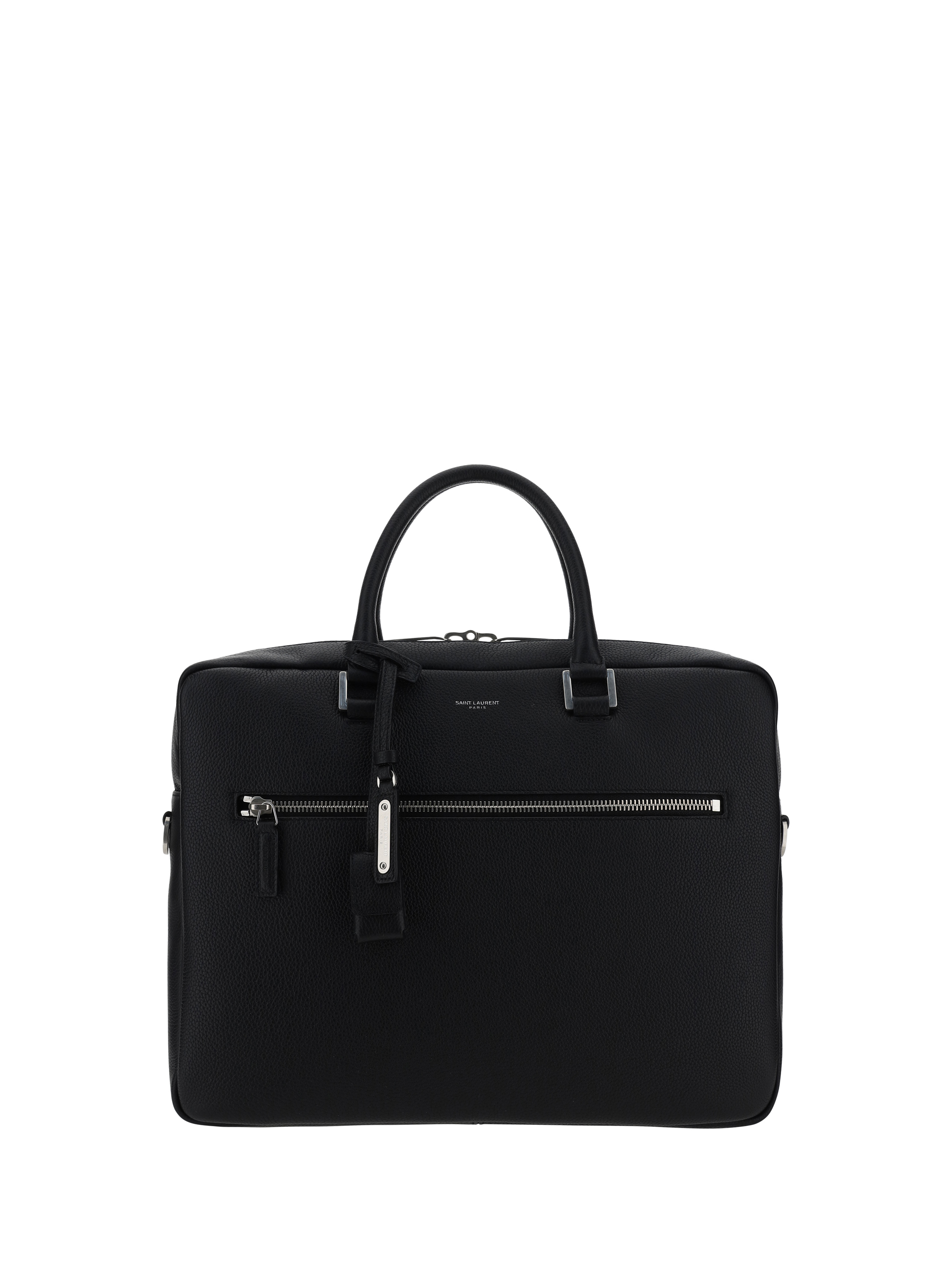 Shop Saint Laurent Briefcase Handbag In Nera/multi