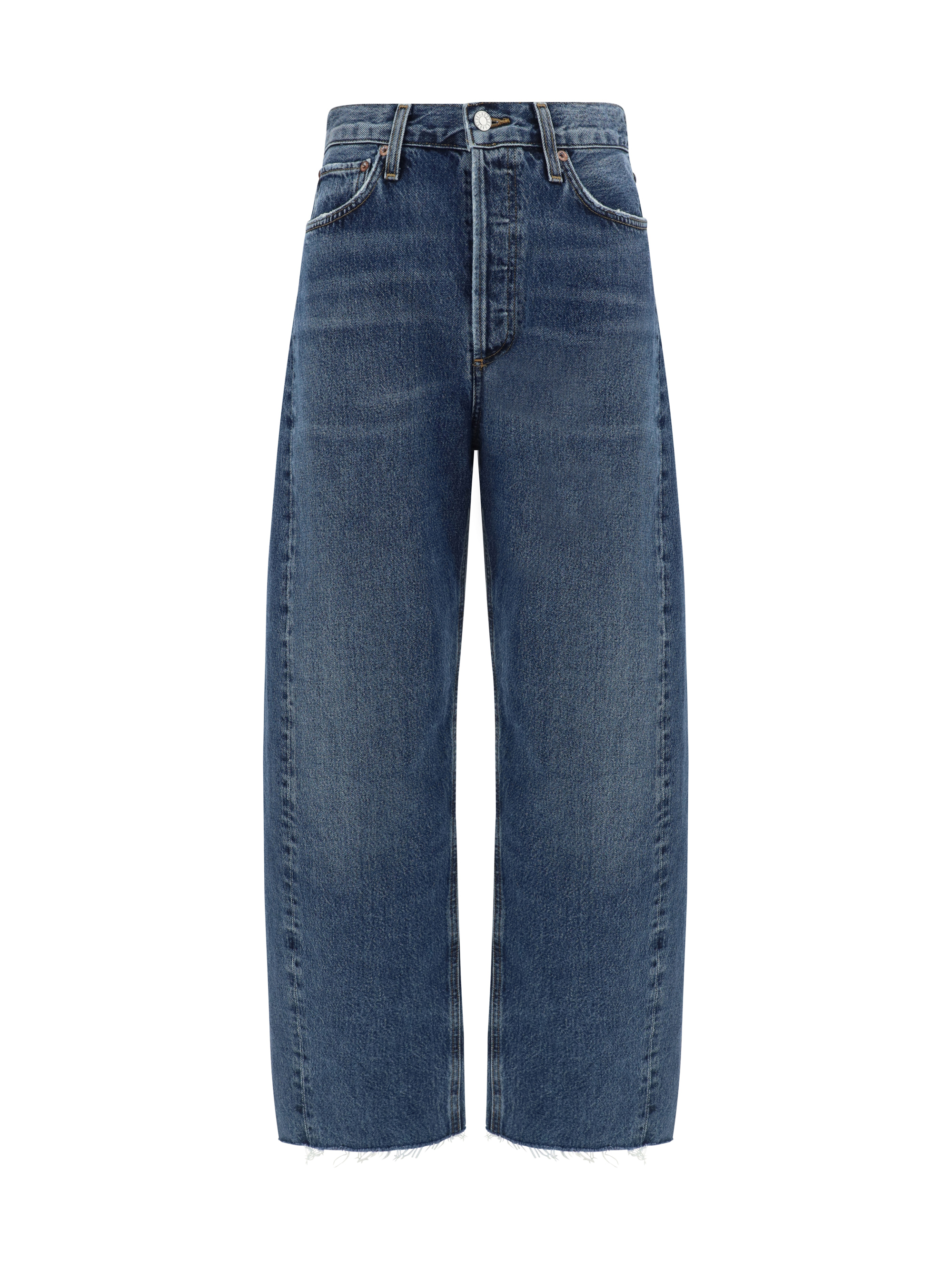 Shop Agolde Luna Jeans In Control (dk Ind)