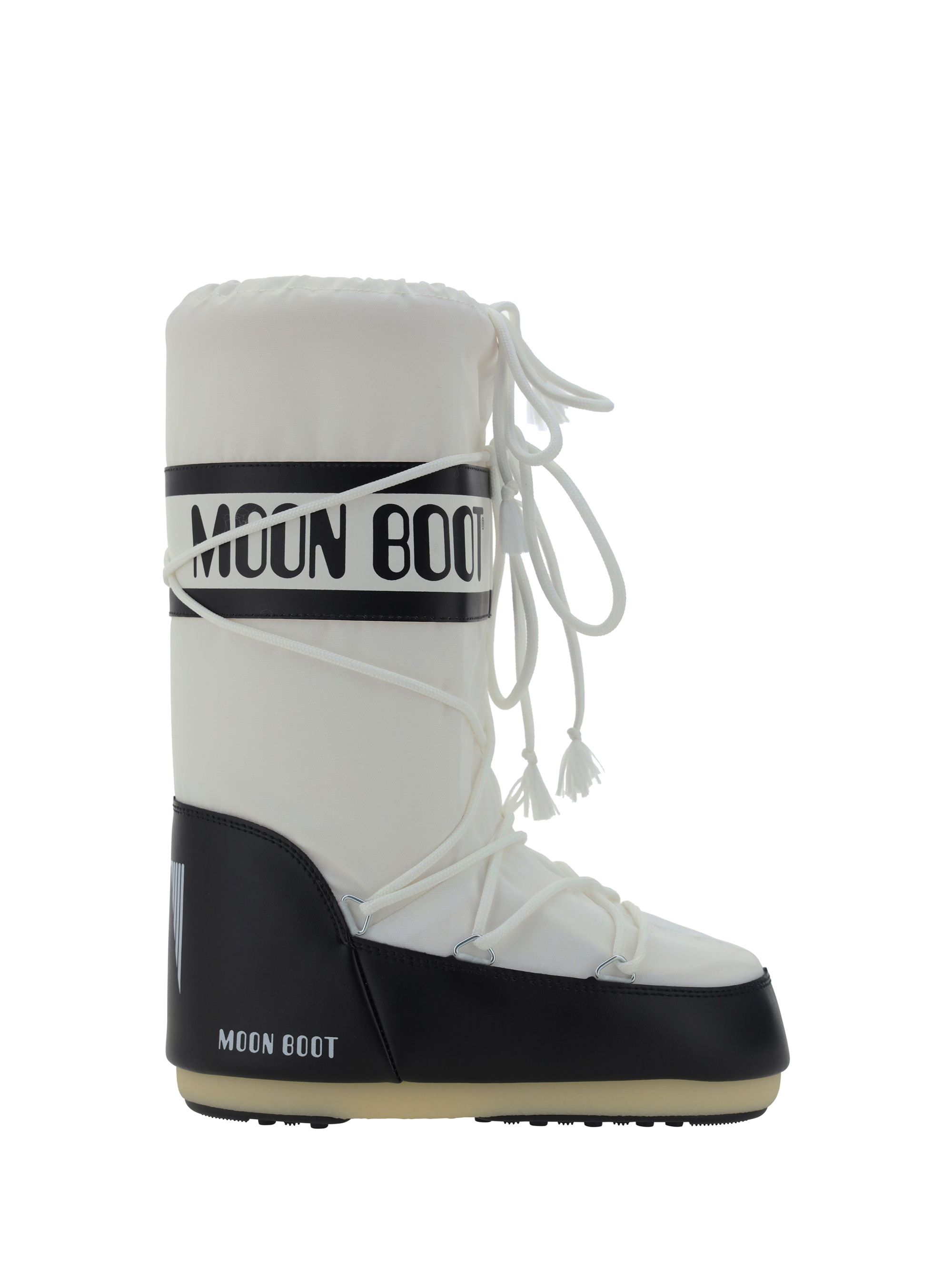 Shop Moon Boot Icon Boots In Black/white