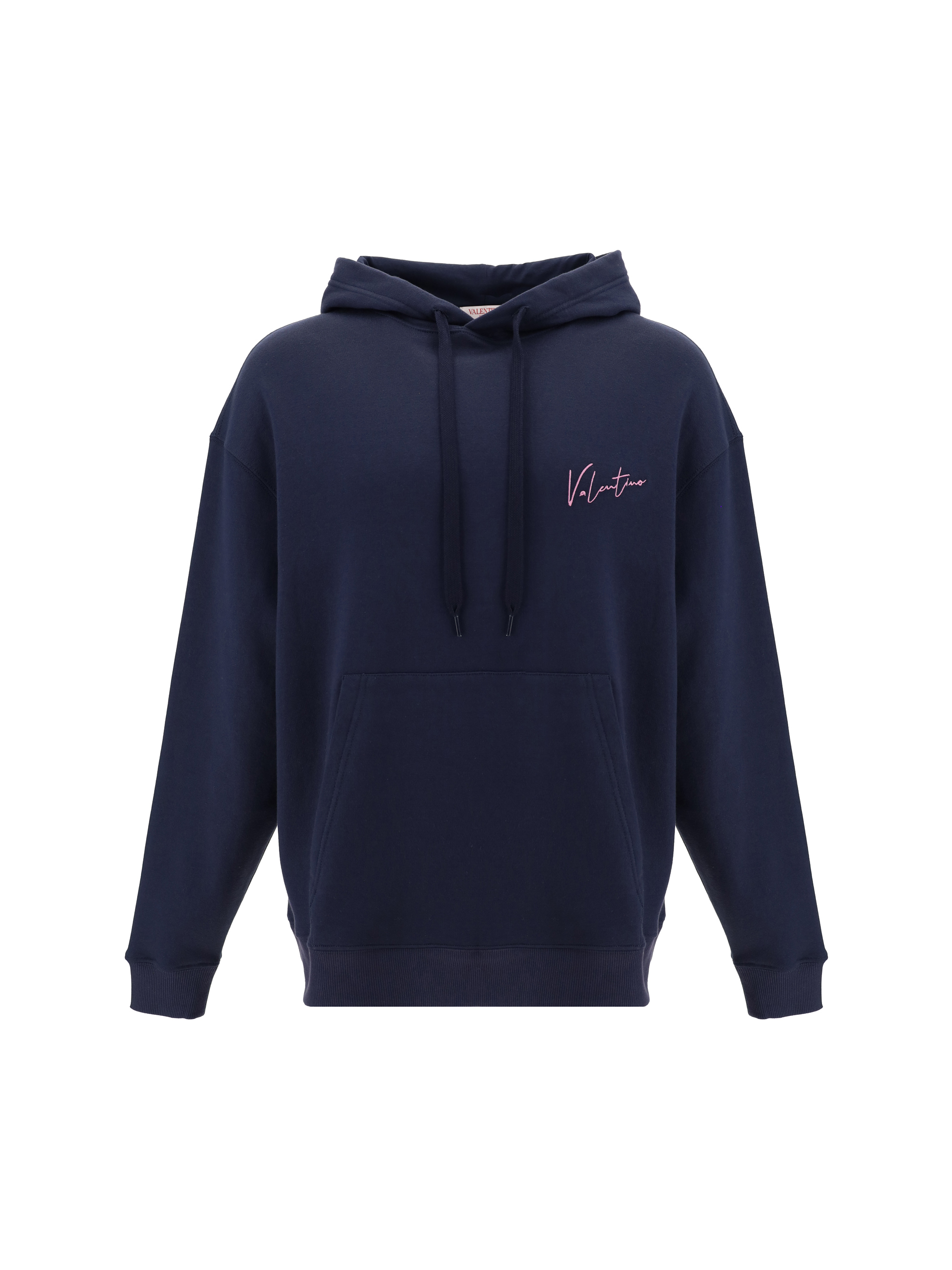 Shop Valentino Pap Hoodie In Navy