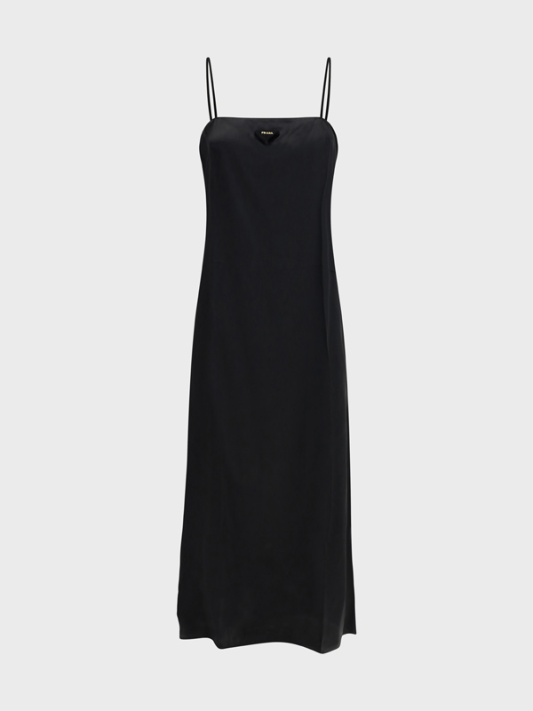 Long silk slip Dress 