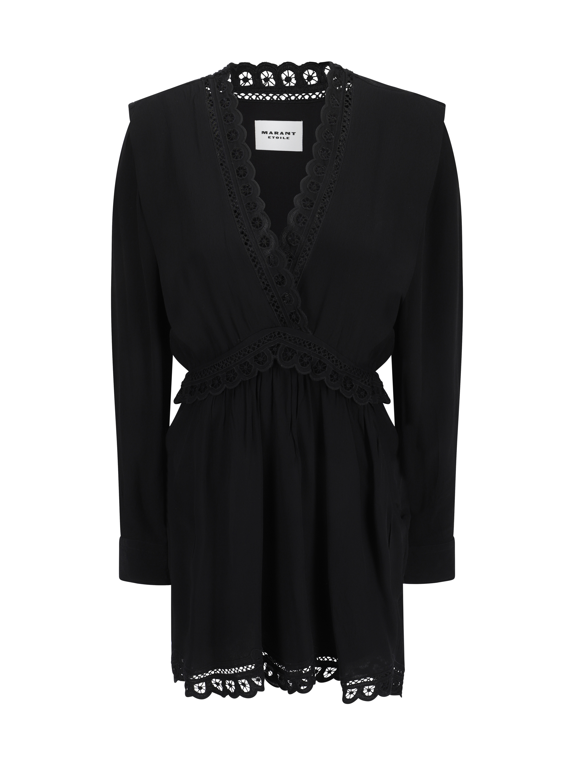 Shop Marant Etoile Felie Mini Dress In Black