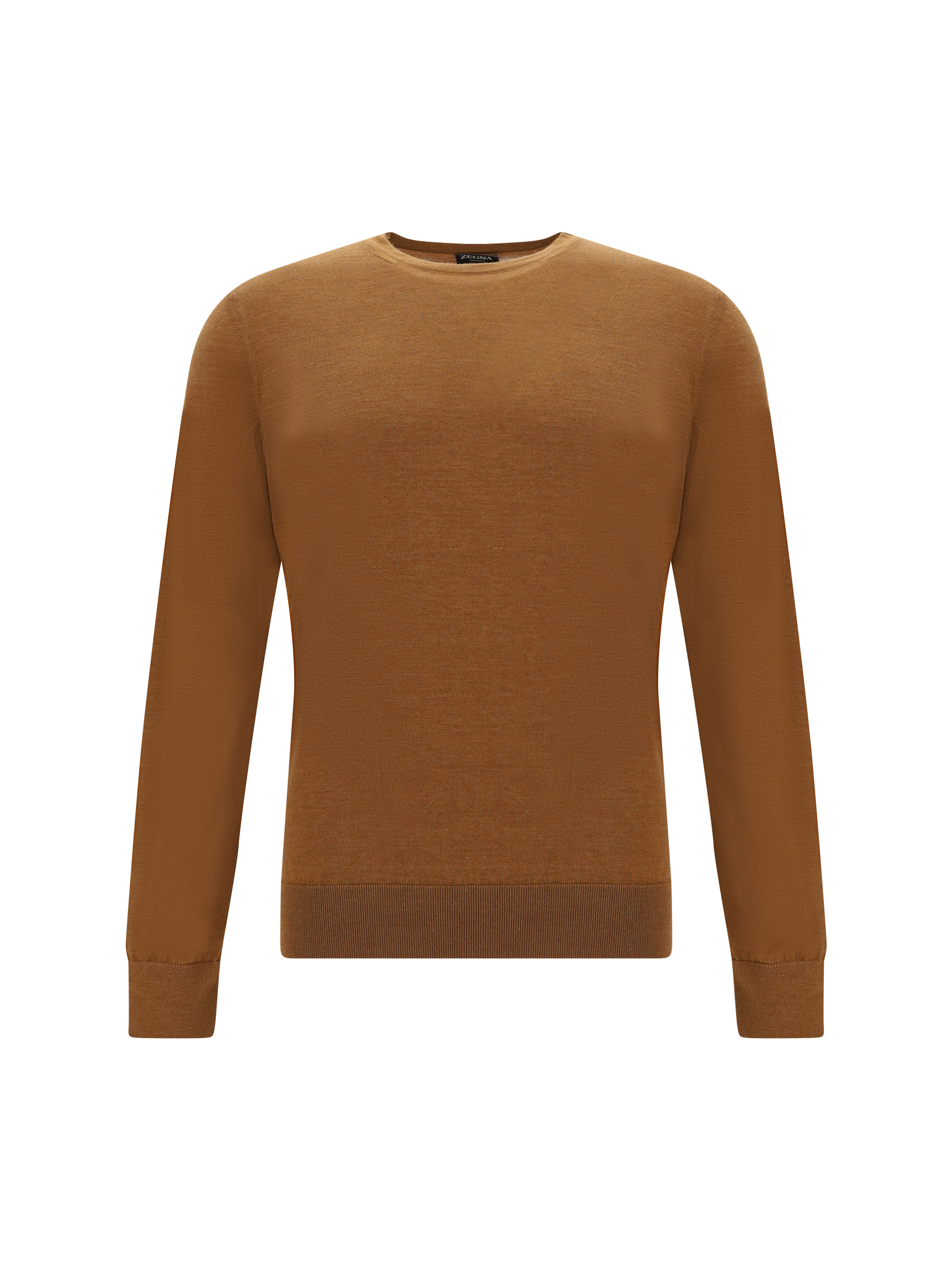 Shop Zegna Sweater In Beige Scuro Unito