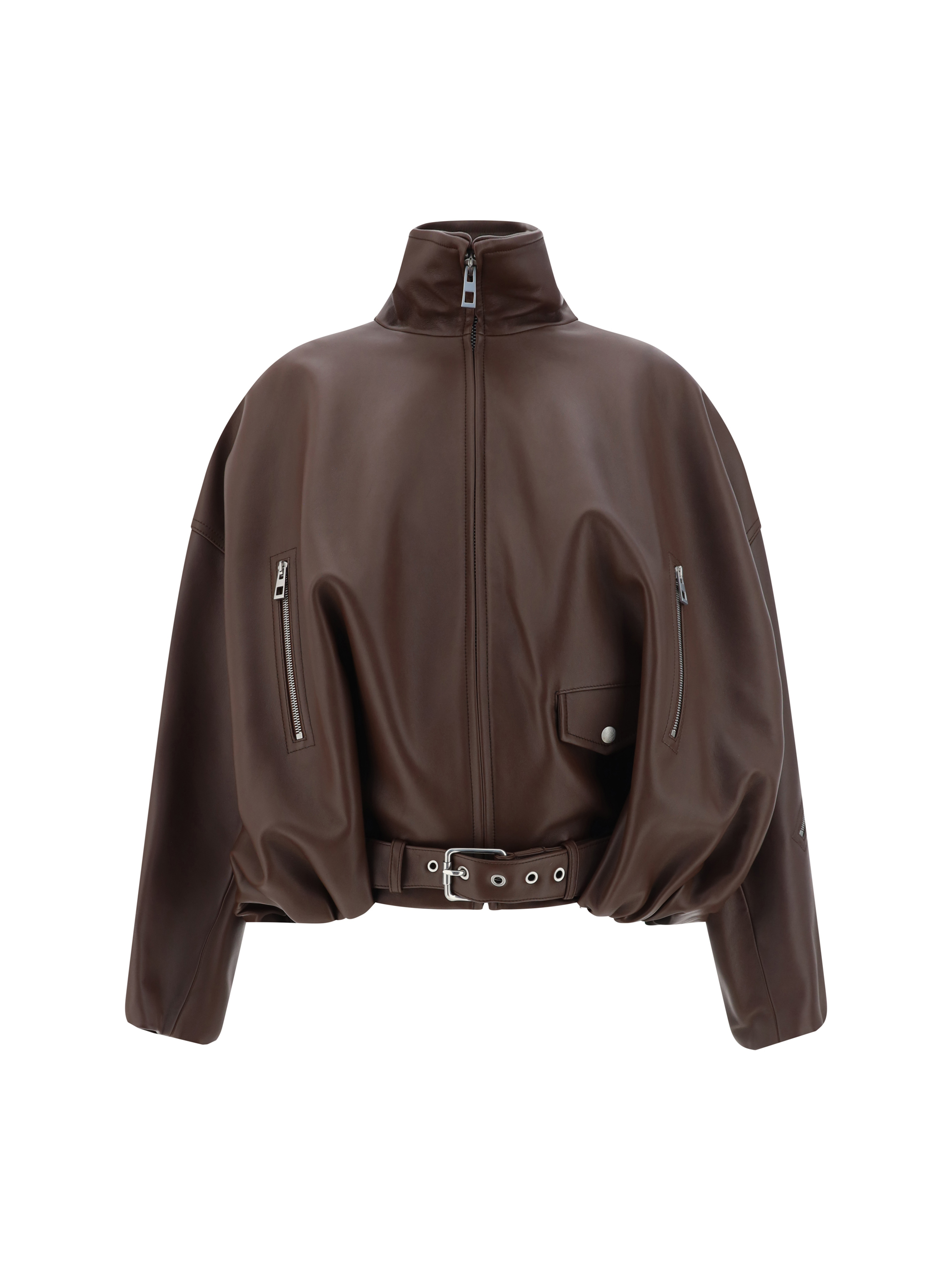 Shop Loewe Jacket In Dark Chocolate