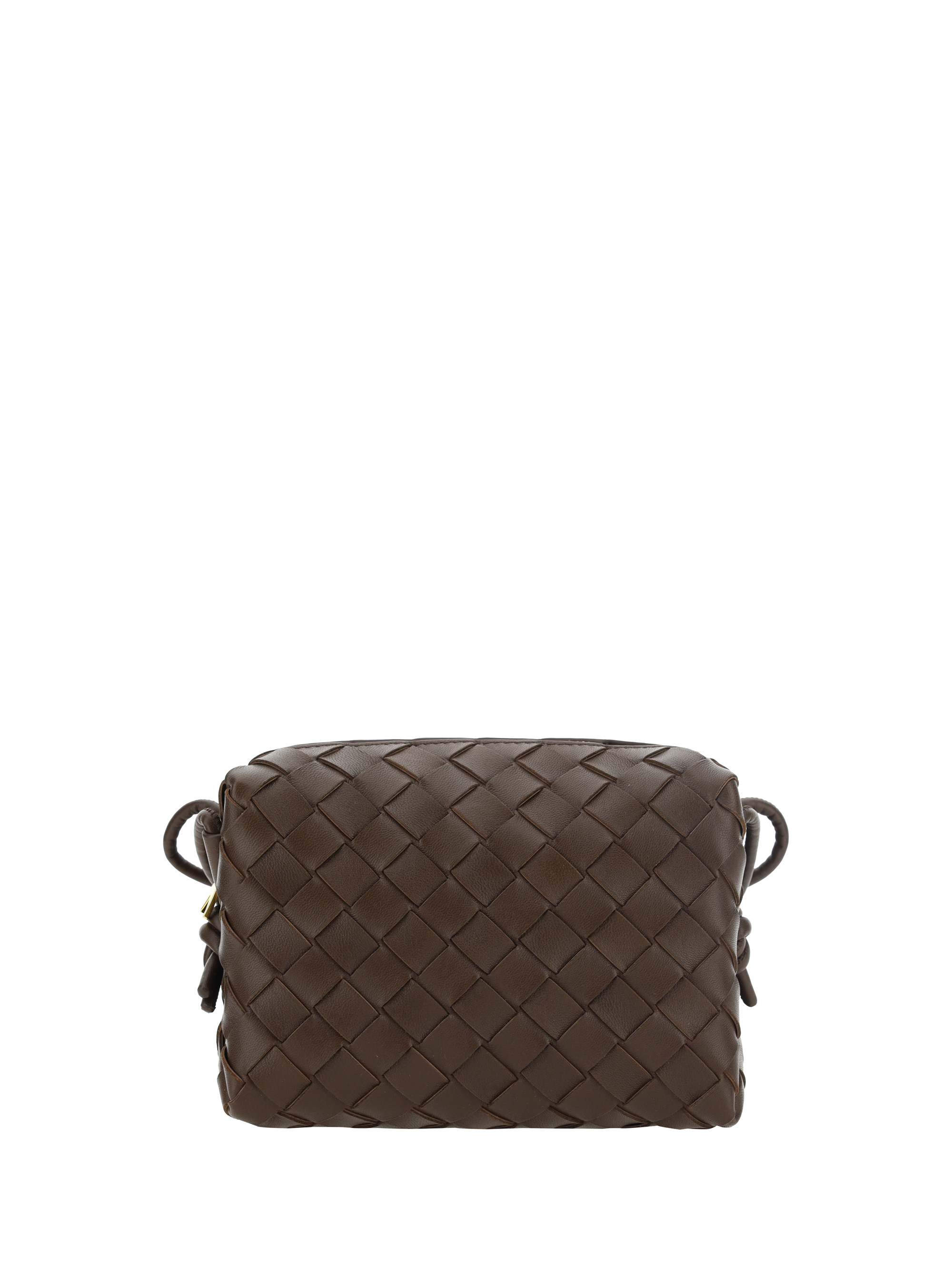 Bottega Veneta Mini Shoulder Bag In Light Brown/gold