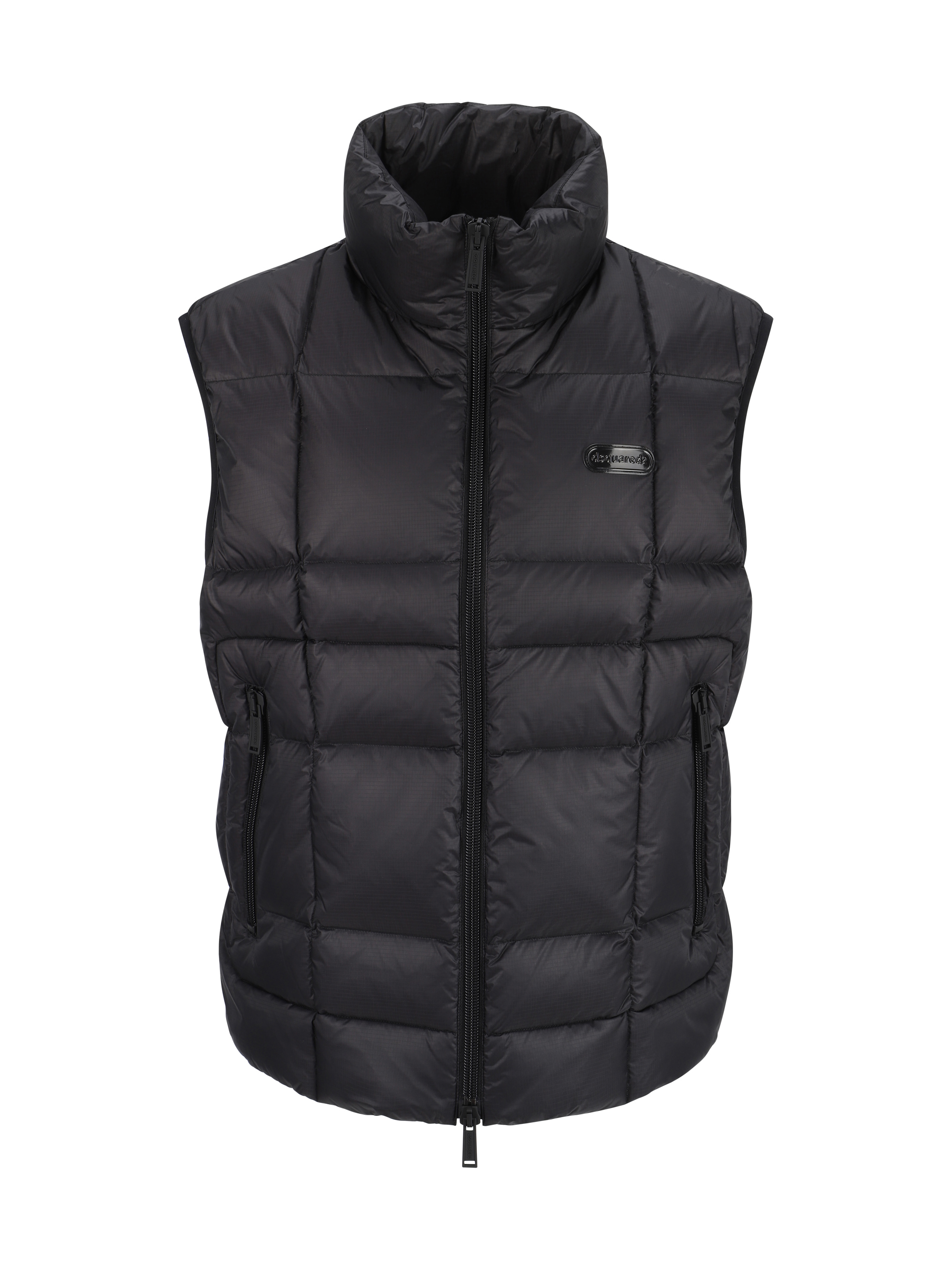 Shop Dsquared2 Down Vest In Black