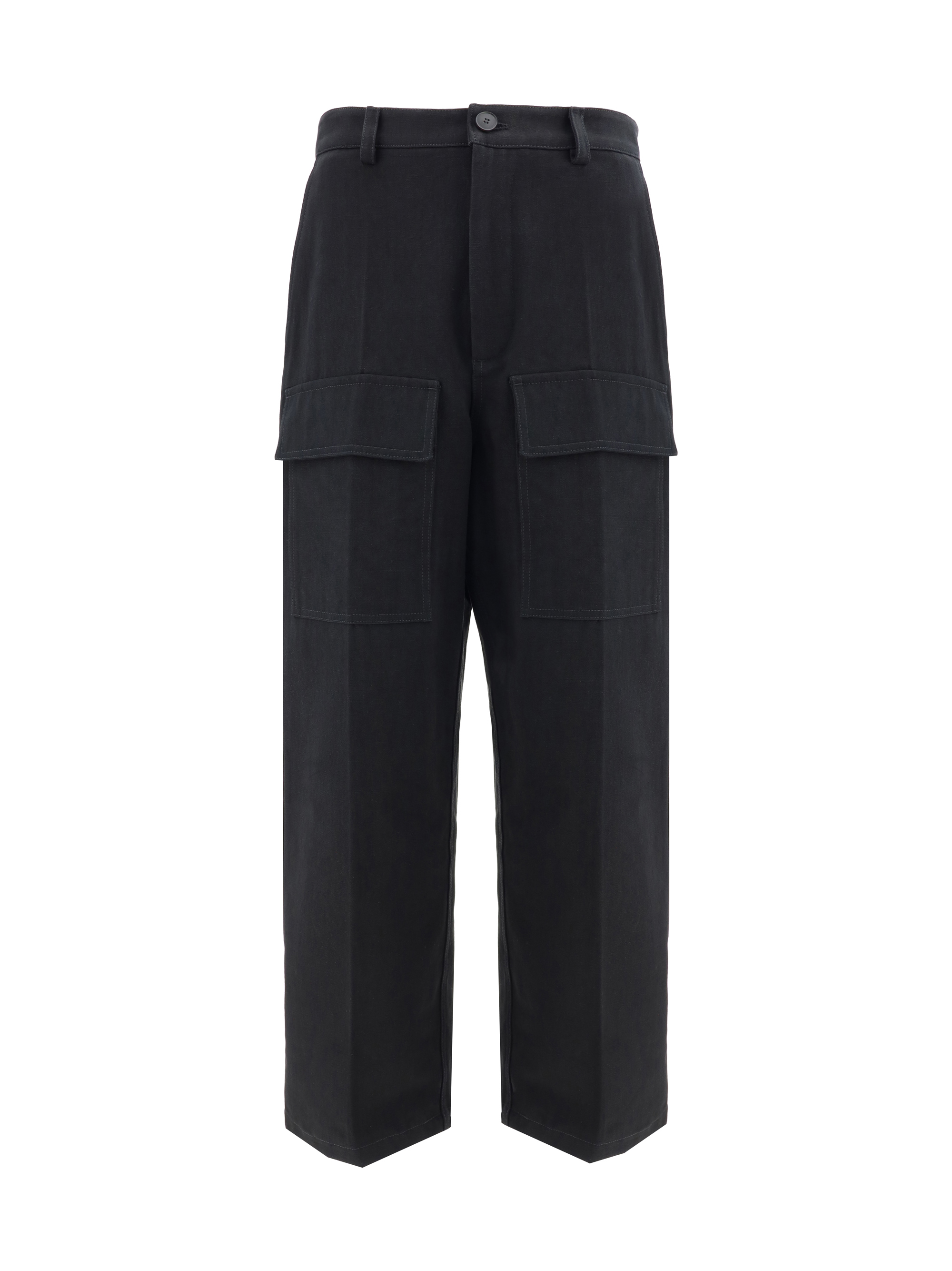 Shop Valentino Pap Cargo Pants In Nera/multi