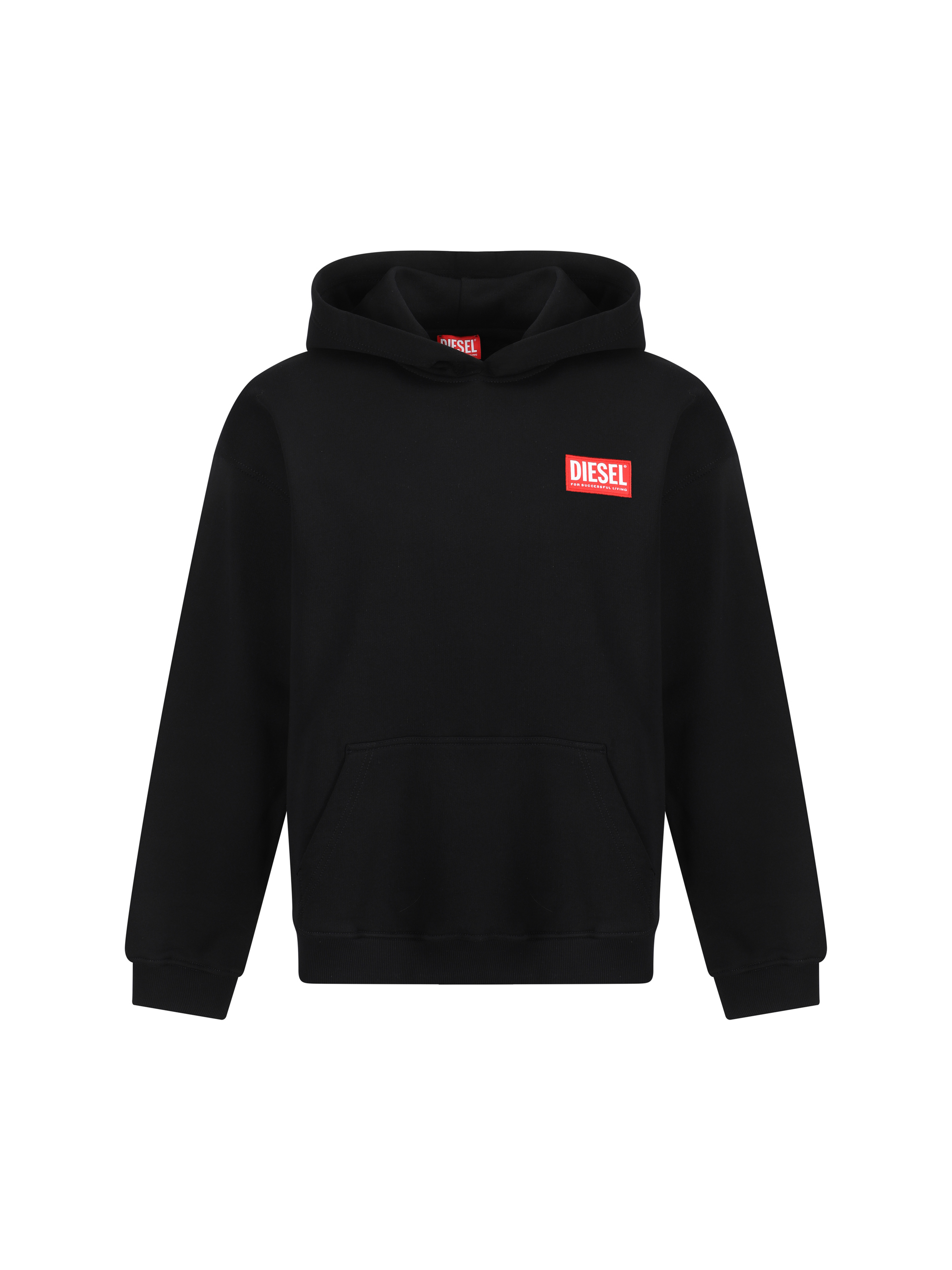 Shop Diesel Hoodie In 004 - Deep/black