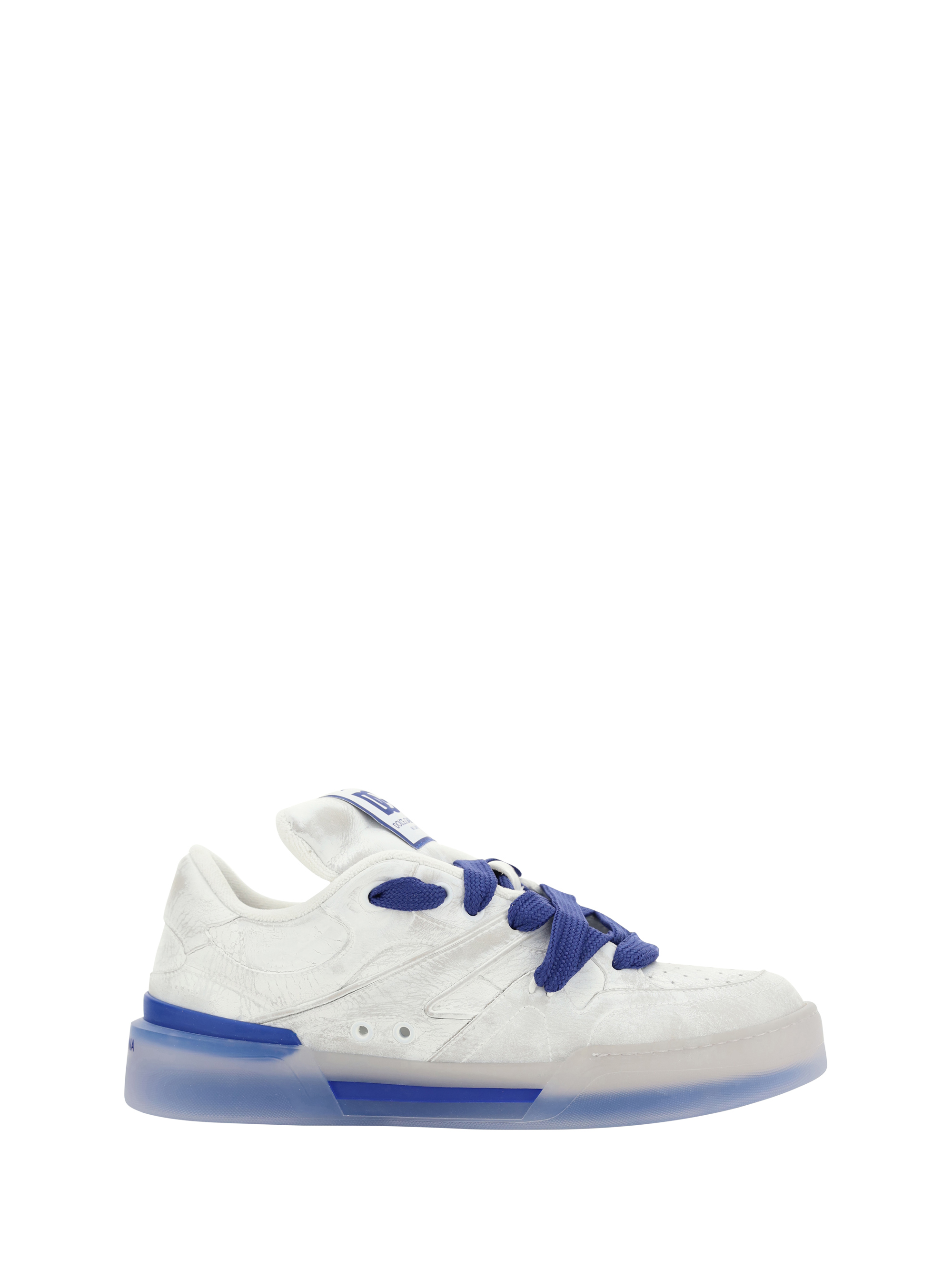 Dolce & Gabbana Sneakers In Bianco/bluette
