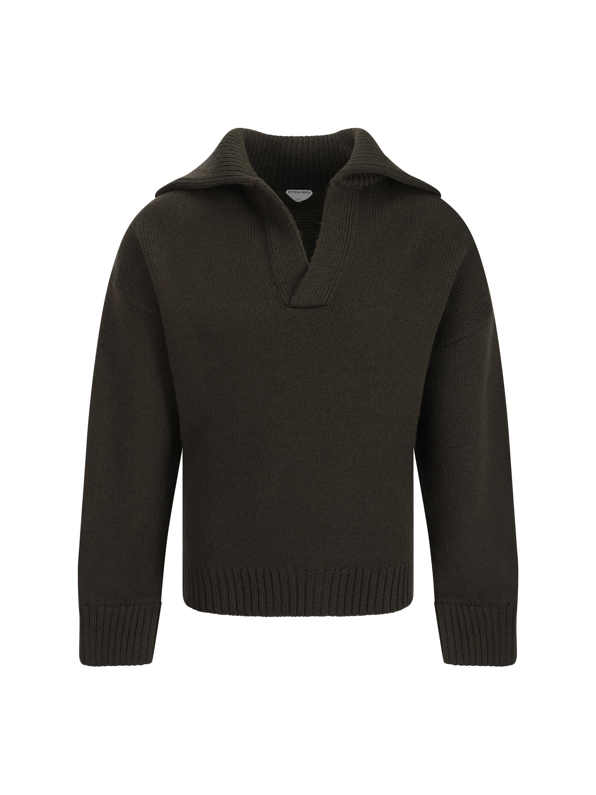 Shop Bottega Veneta Sweater In Dark Olive