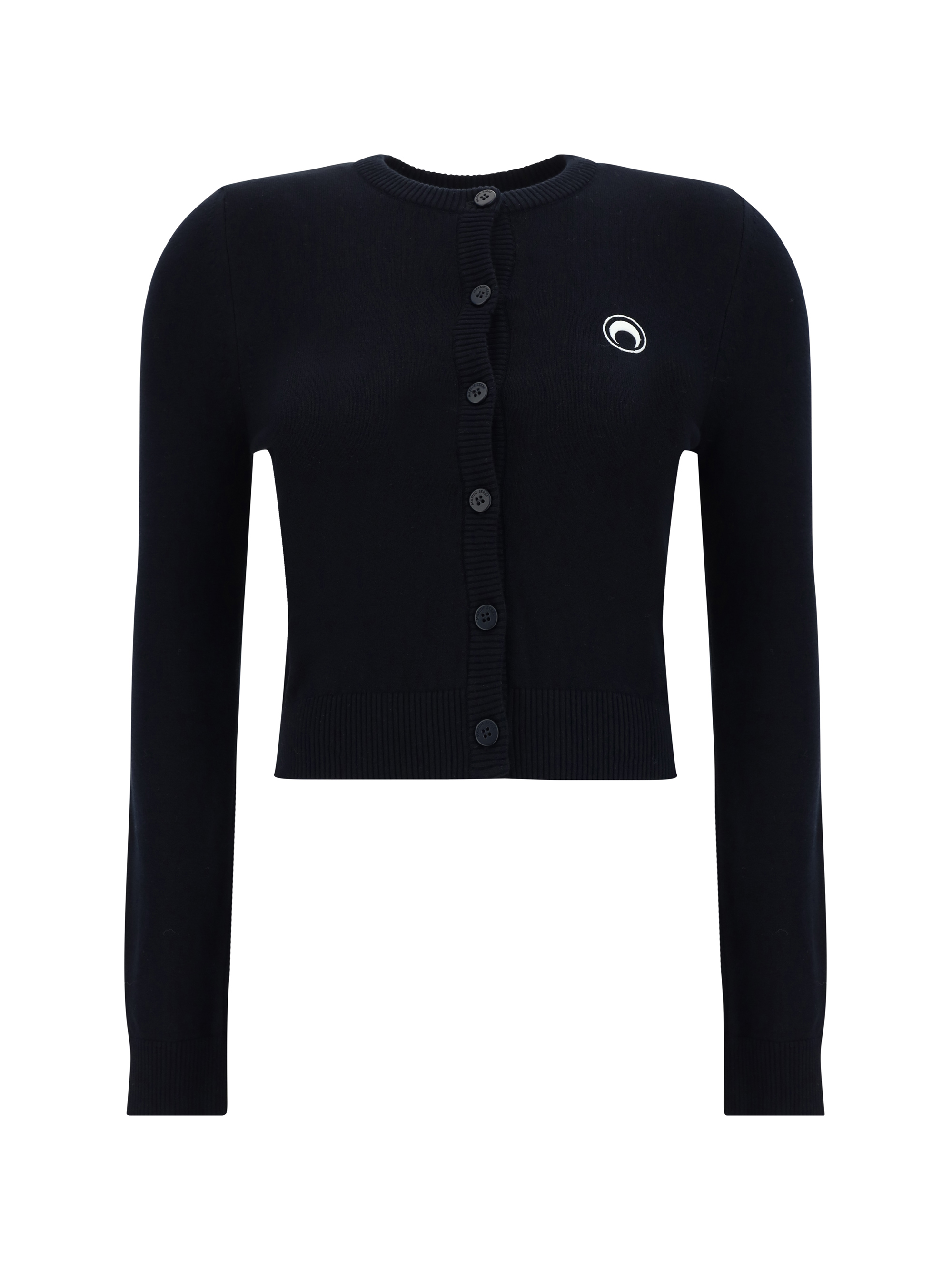 Shop Marine Serre Cardigan In Black