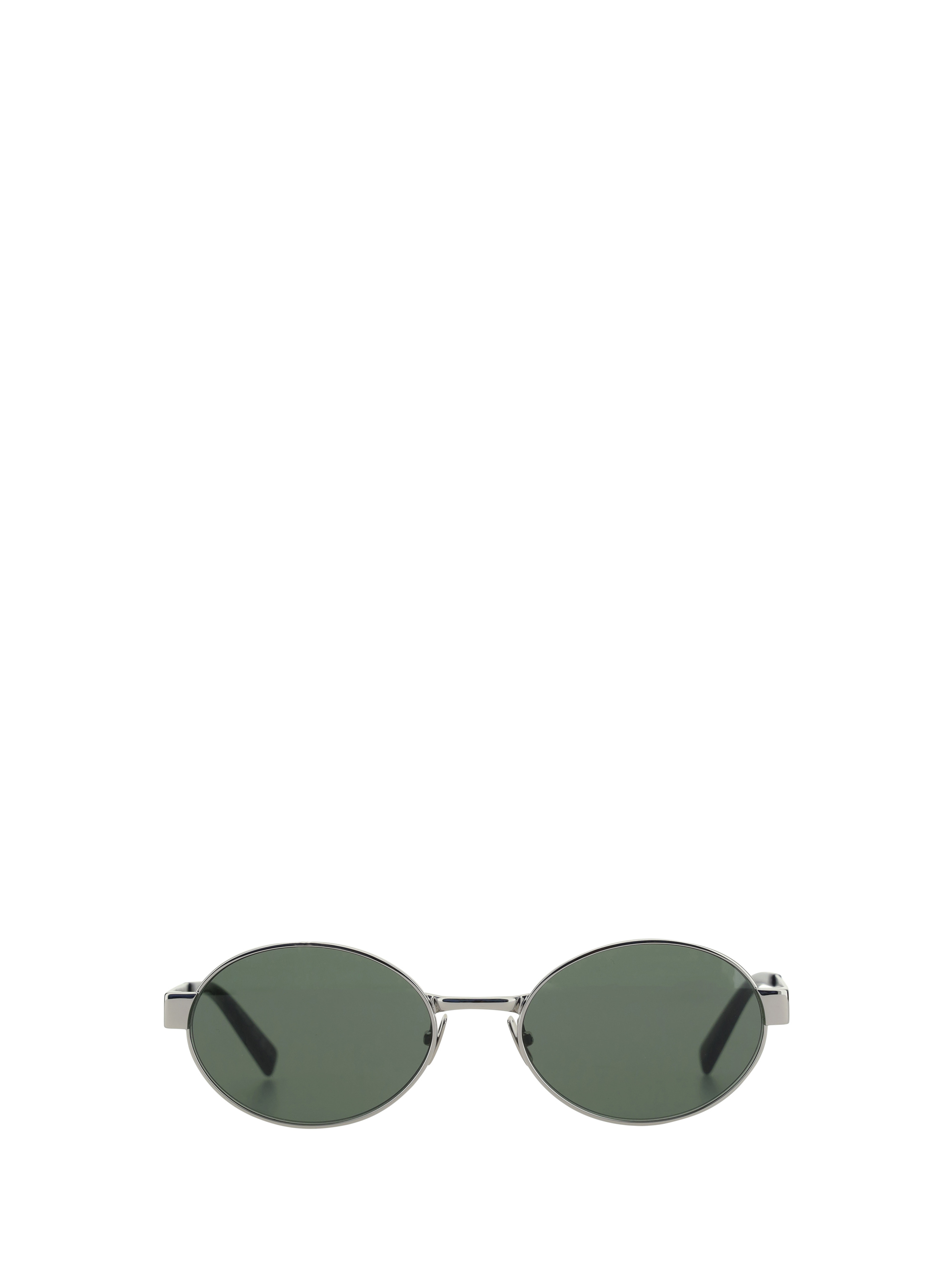 Saint Laurent 692 Sunglasses In Silver Silver Grey