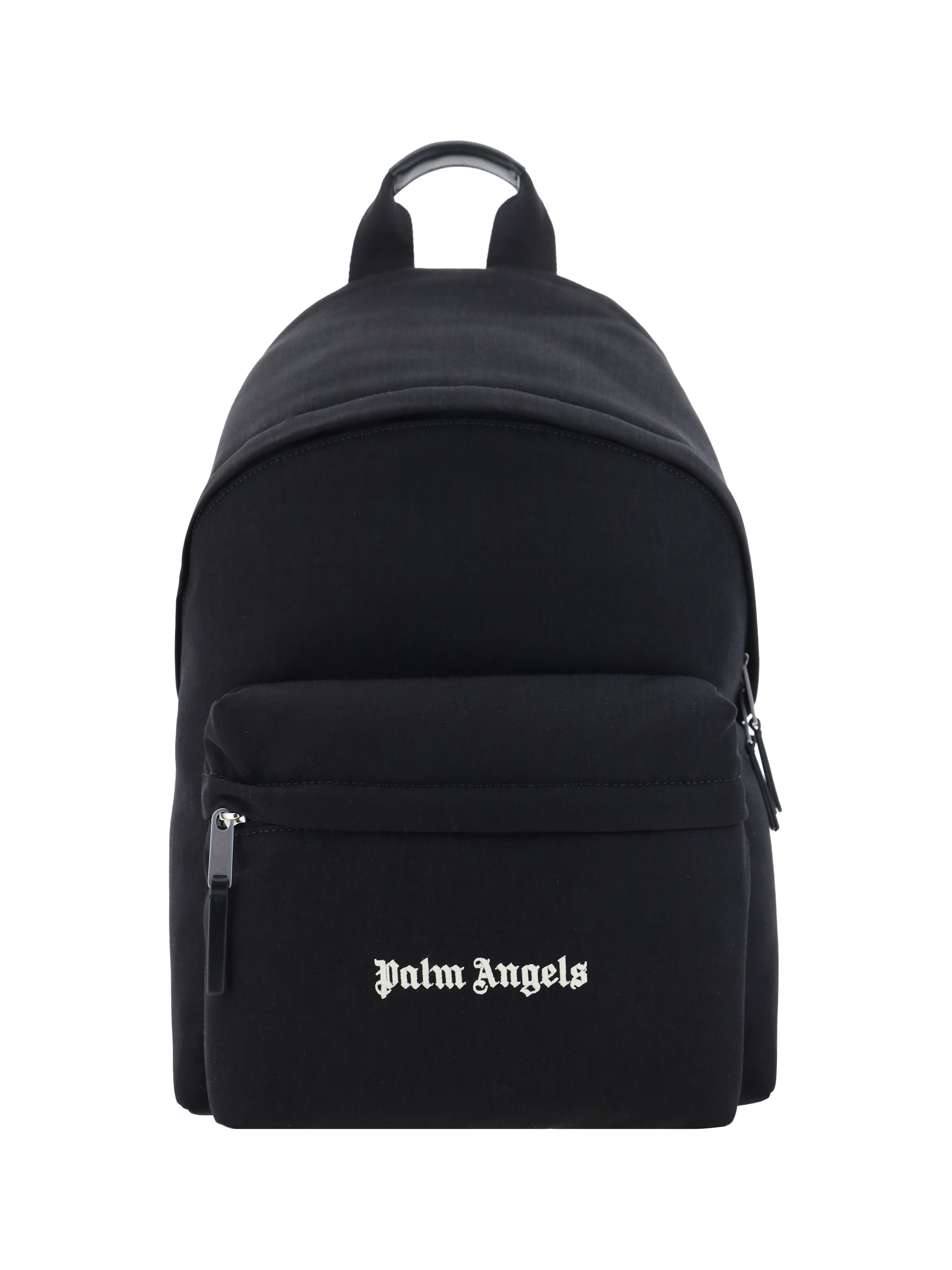 Shop Palm Angels Backpack In Black/white