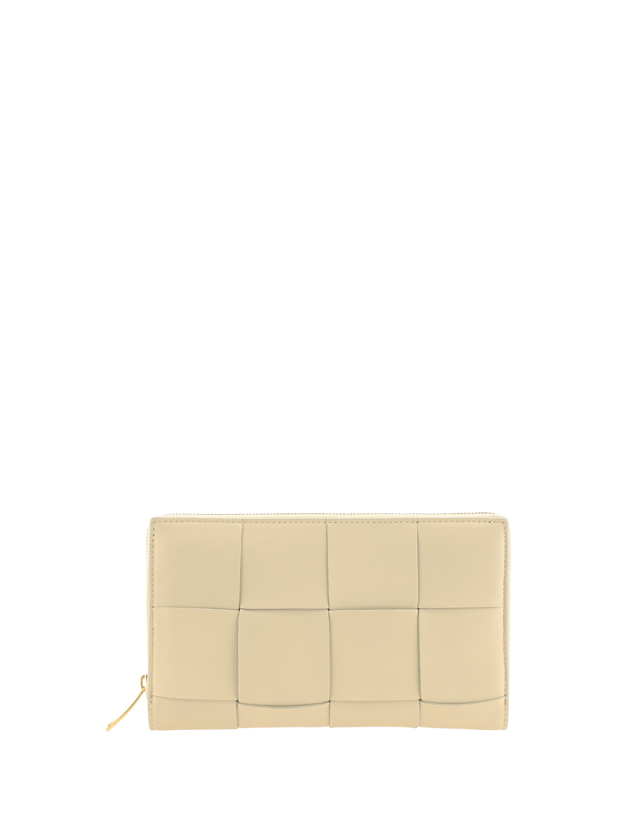 Shop Bottega Veneta Wallet In Porridge-gold