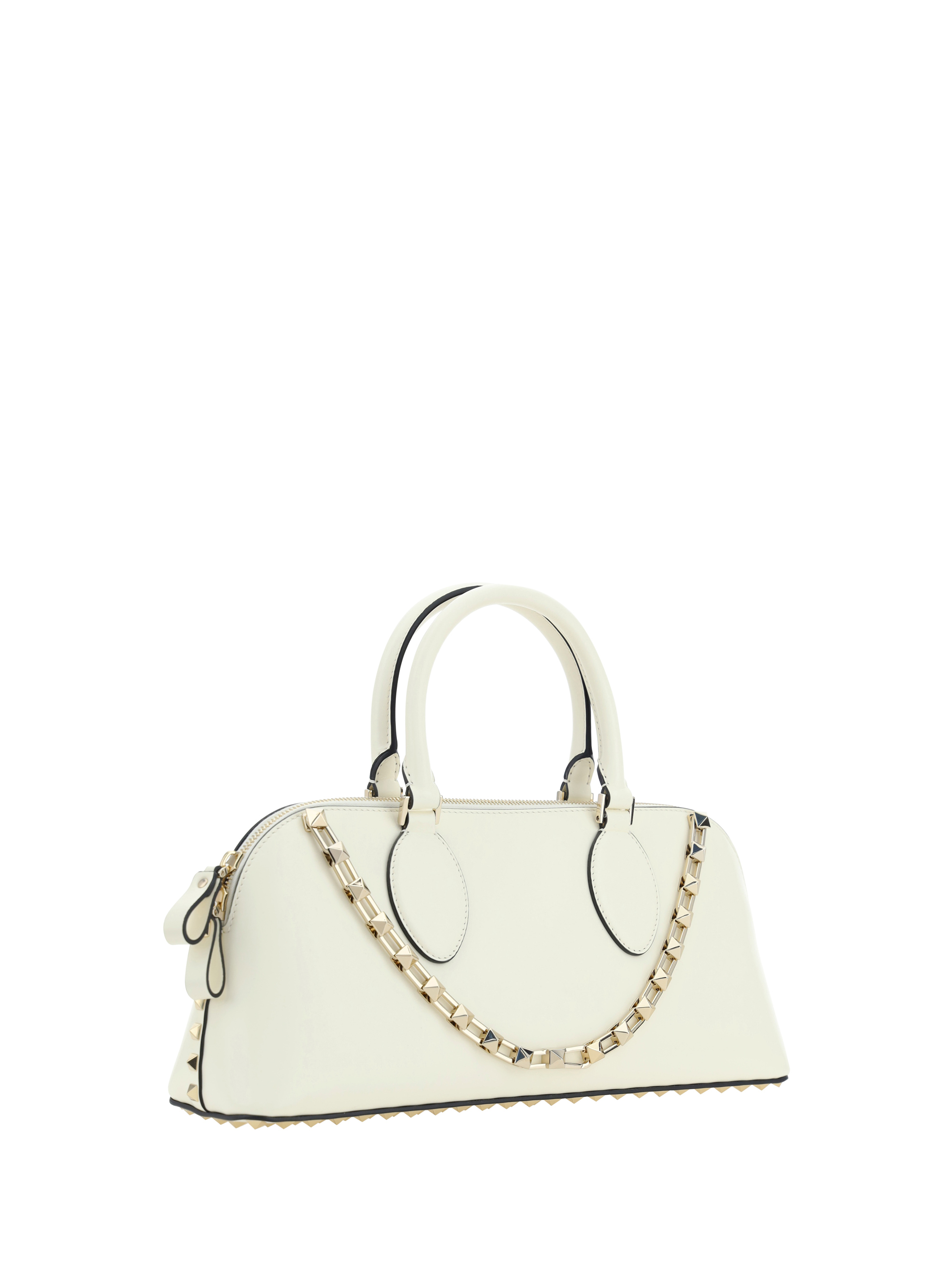 VALENTINO GARAVANI - Rockstud Leather Duffle Bag Valentino Garavani