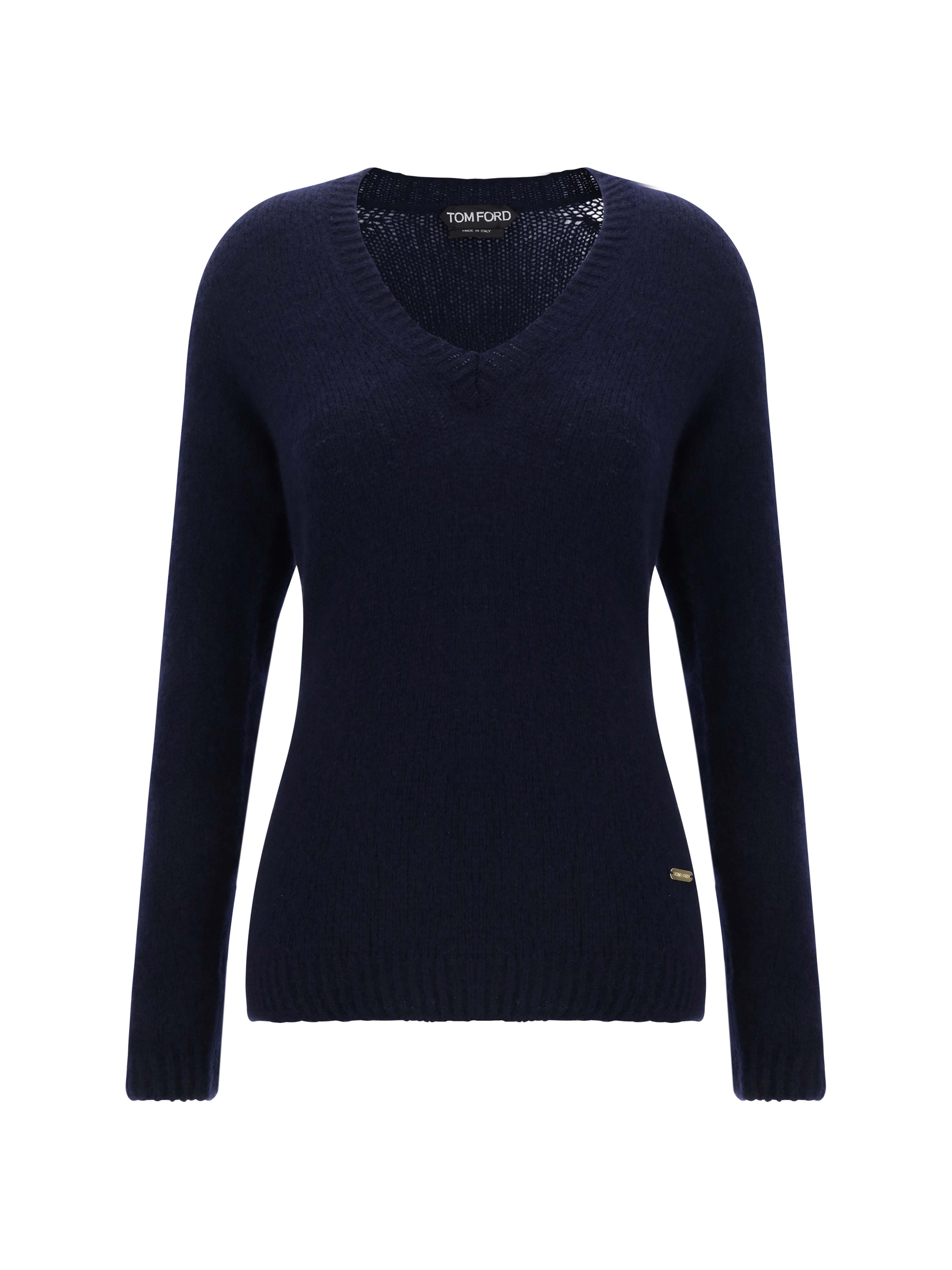 Shop Tom Ford Sweater In Night Indigo