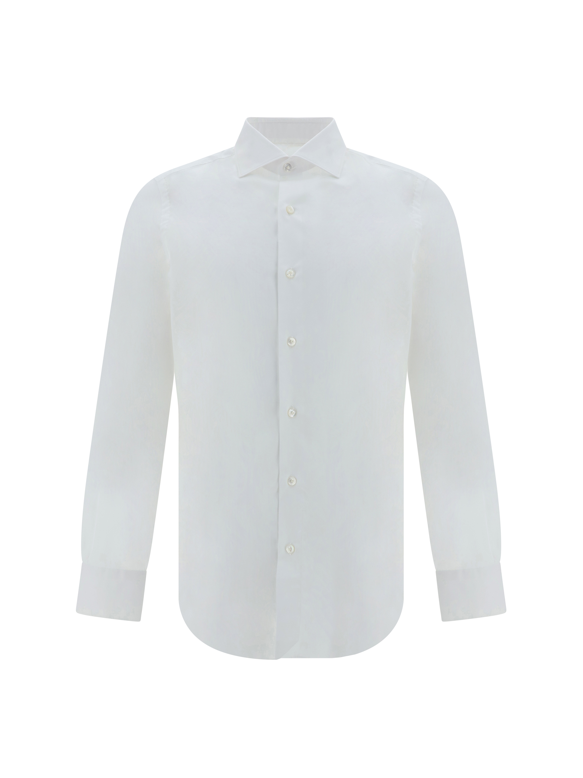 Shop Finamore Milano Shirt In Bianco