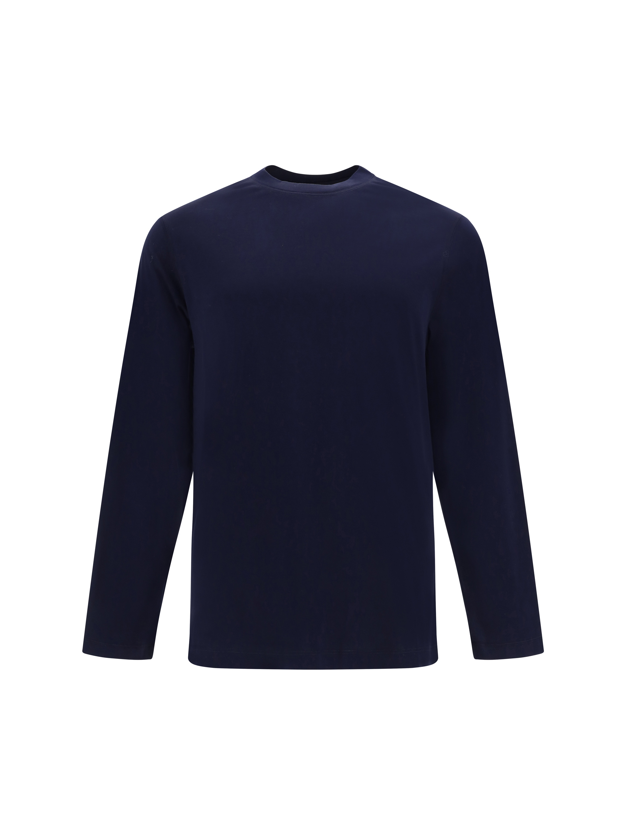 Shop Brunello Cucinelli Long Sleeve Jersey In Cobalto