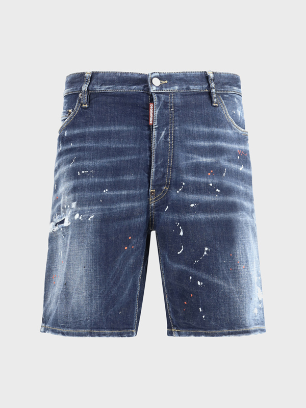 Marine Denim Shorts