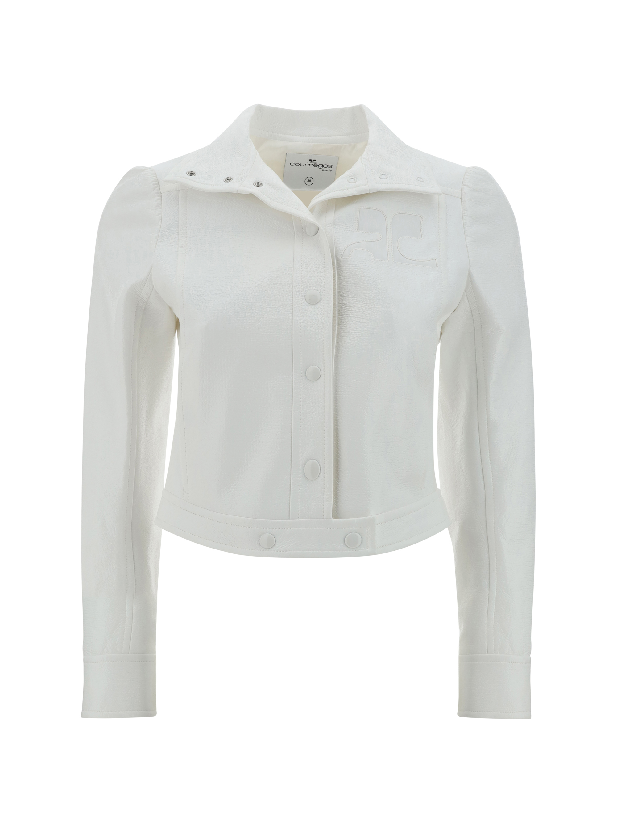 Shop Courrèges Jacket In Heritage White