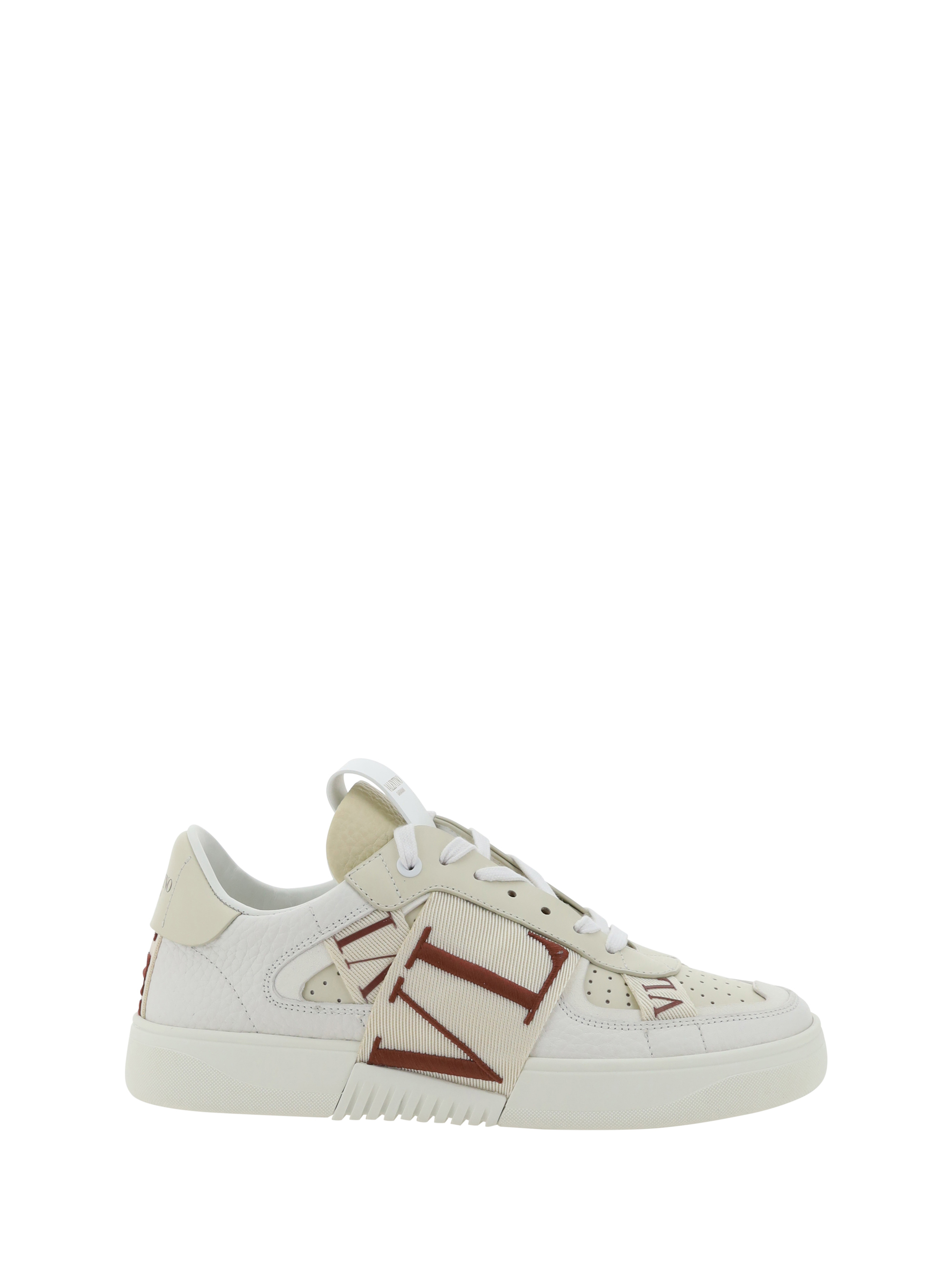 Shop Valentino Garavani Vl7n Sneakers In Bianco/ivory-rose Brown/l.ivory/ivory/bi