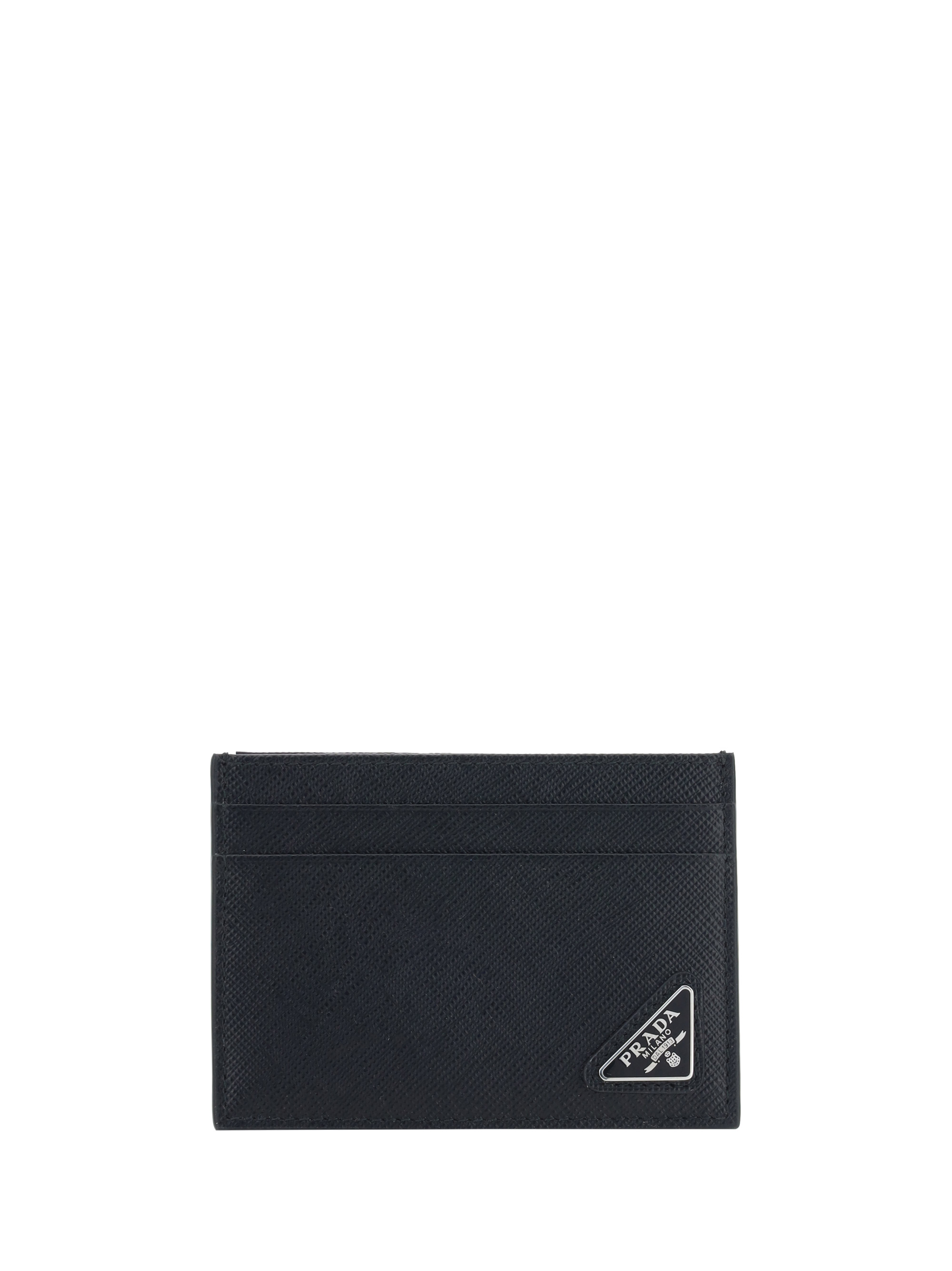 Prada Card Holder In Nero