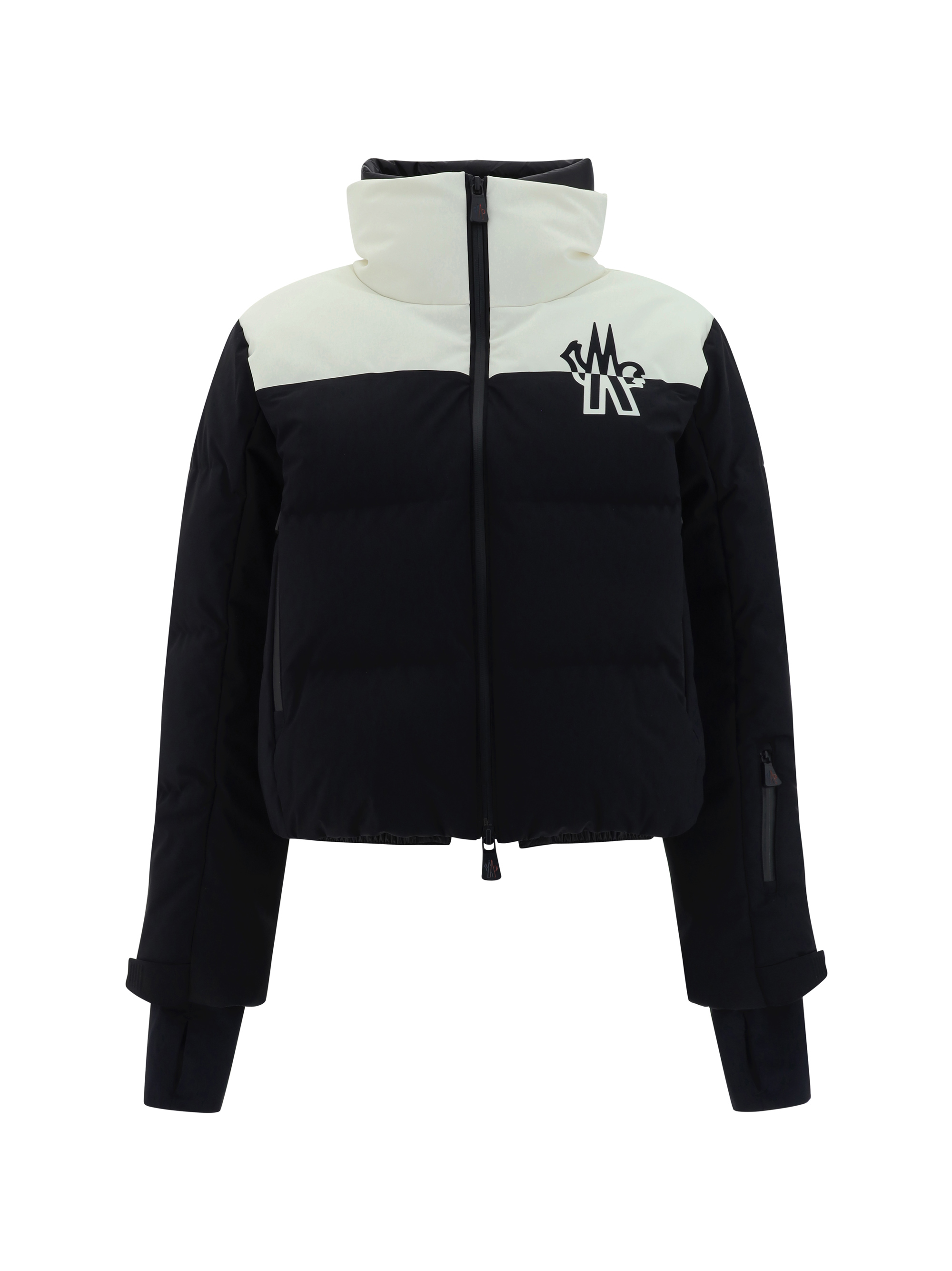 Shop Moncler Stennes Down Jacket In Dark Grey