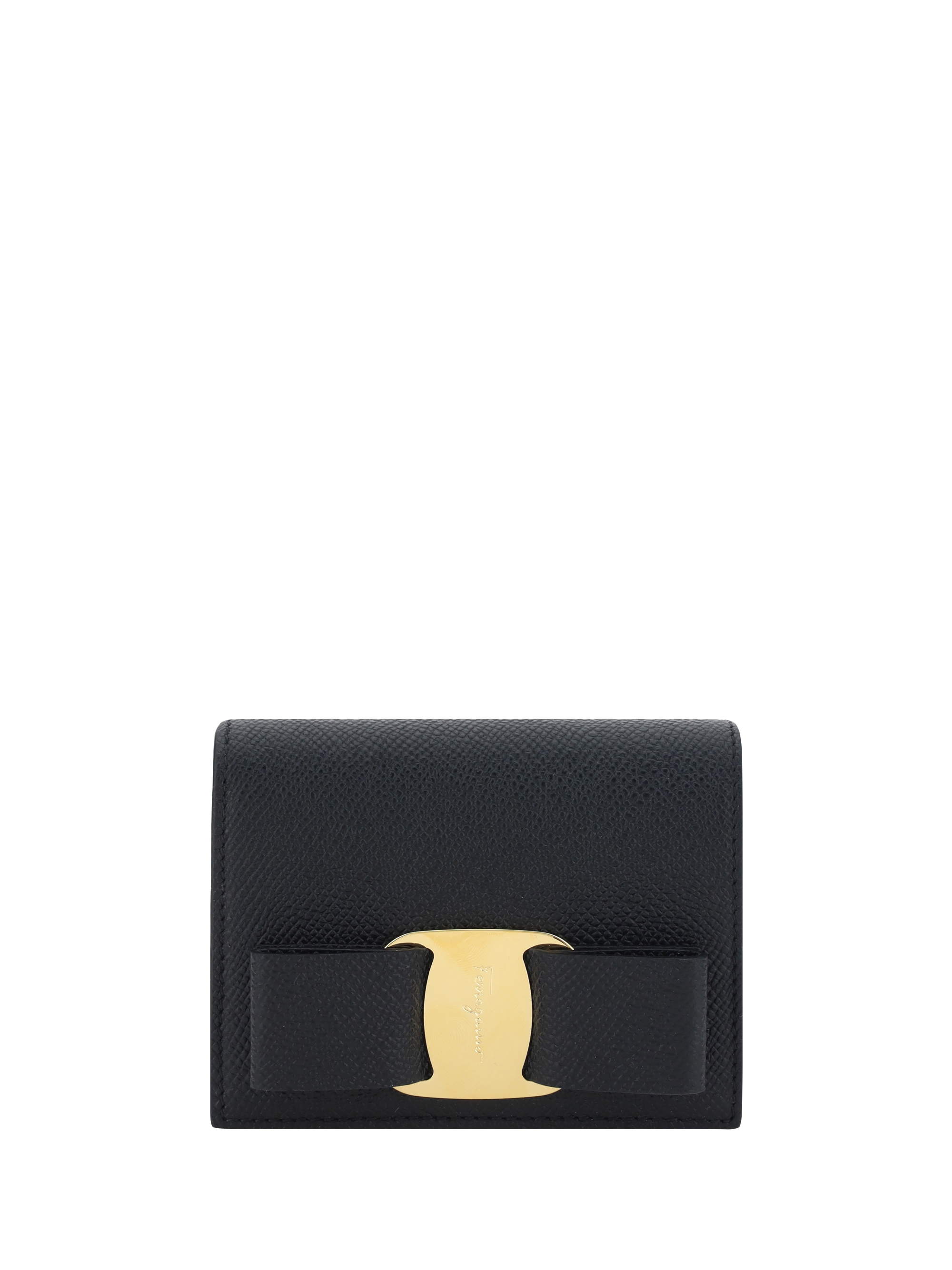 Shop Ferragamo Vara Coin Purse In Nero