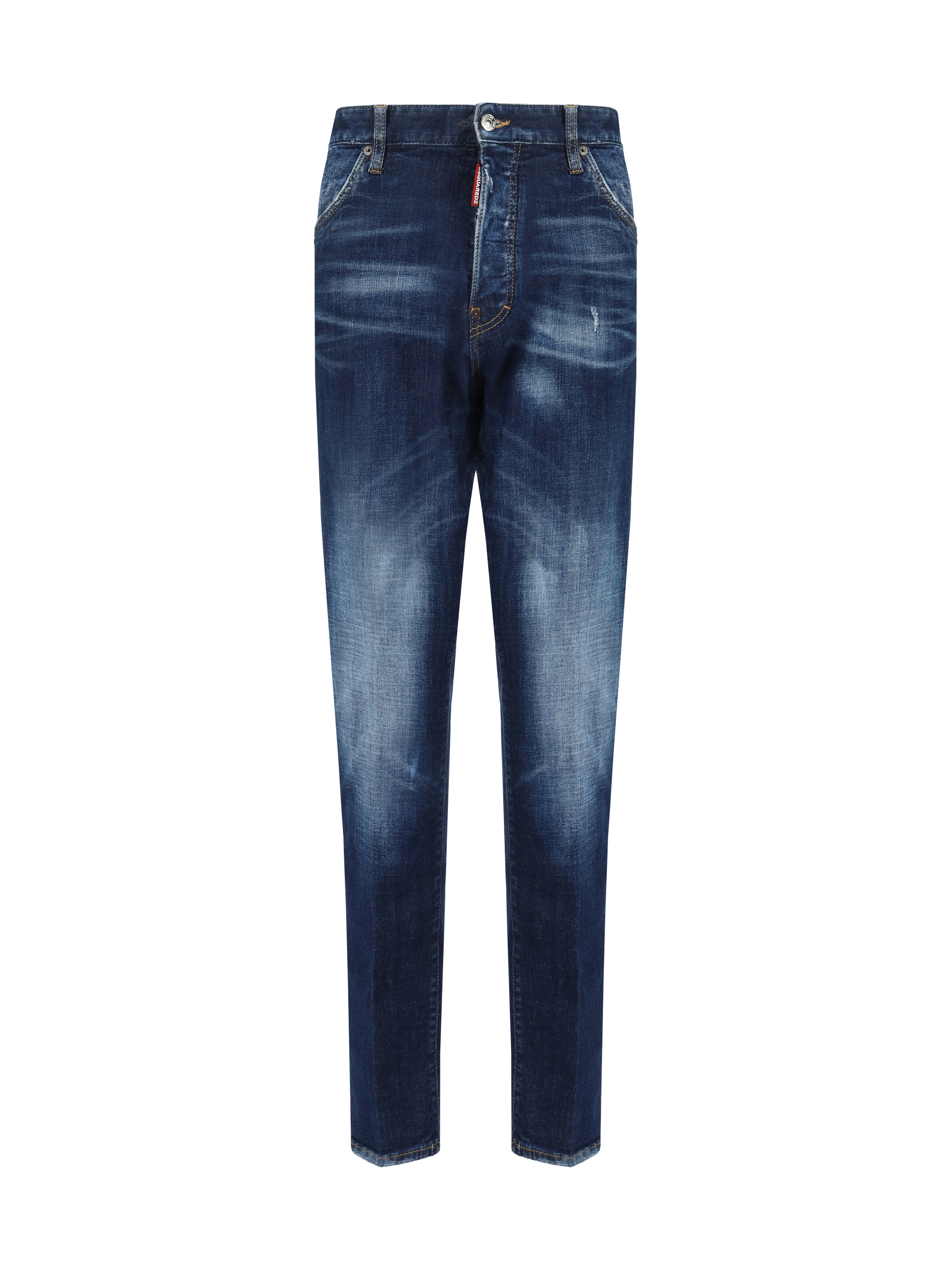 Shop Dsquared2 Cool Guy Jeans In Navy Blue