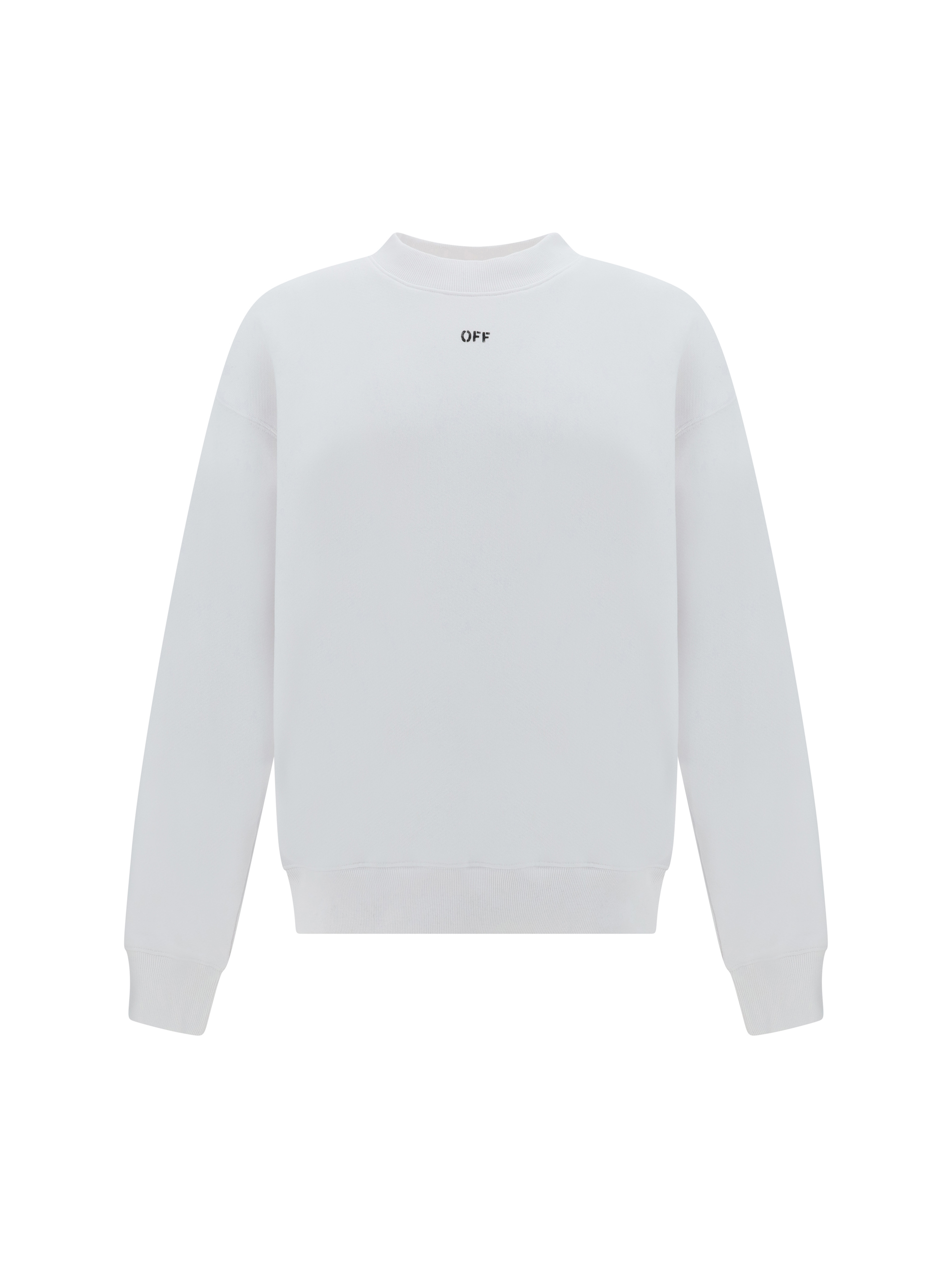 Shop Off-white Sweatshirt In White Black