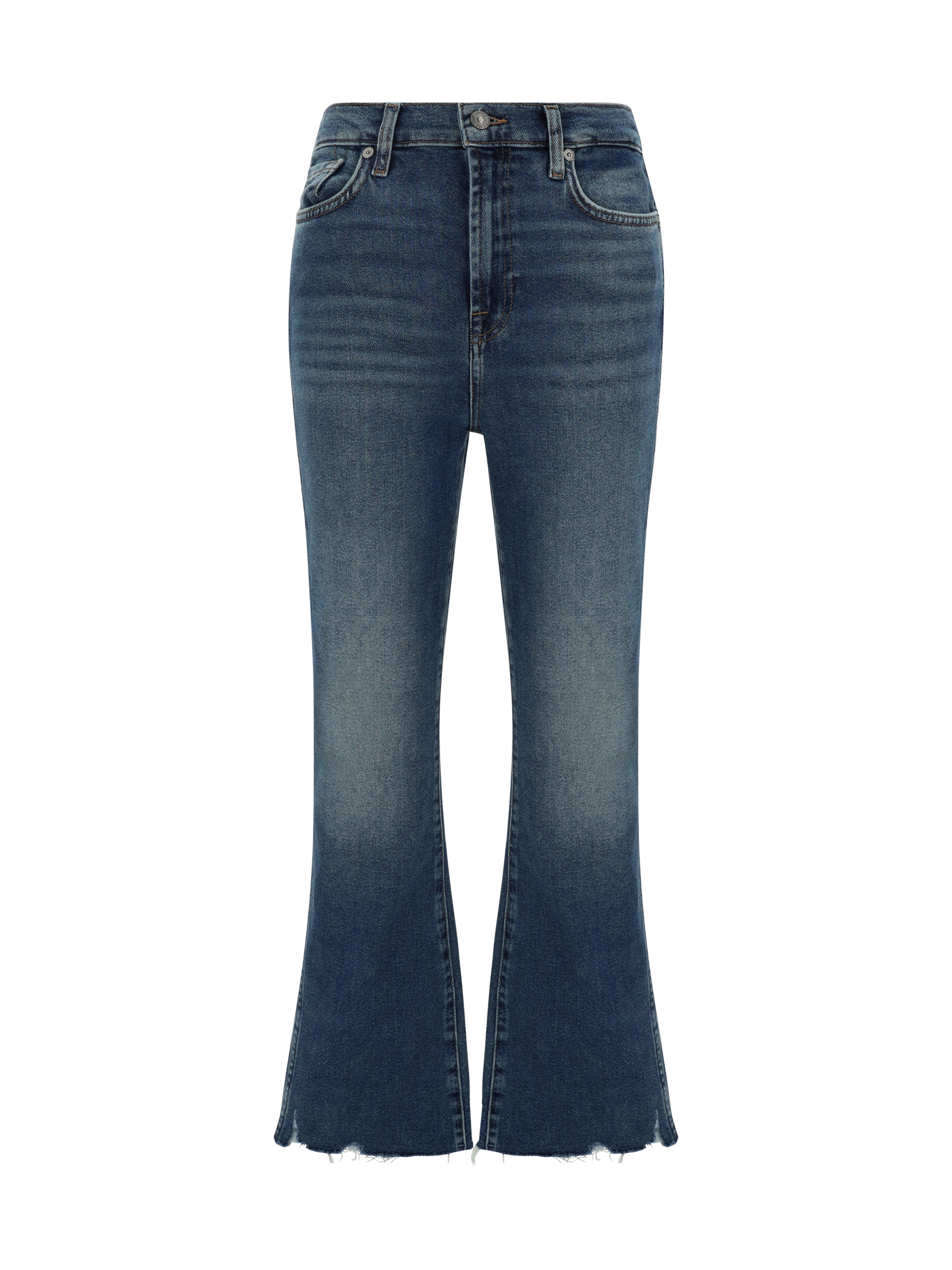 Shop 7for Kick Luxe Jeans In Dark Blue