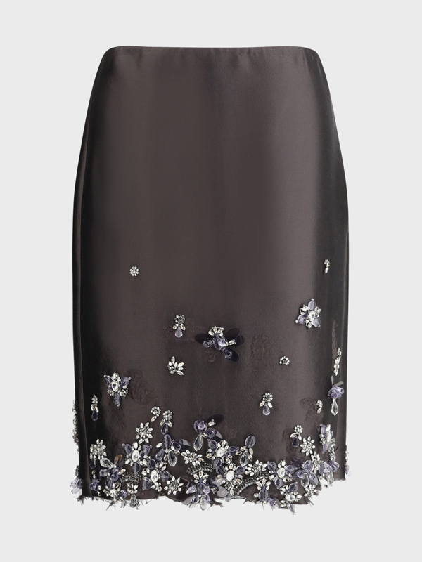 Midi Skirt with crystals