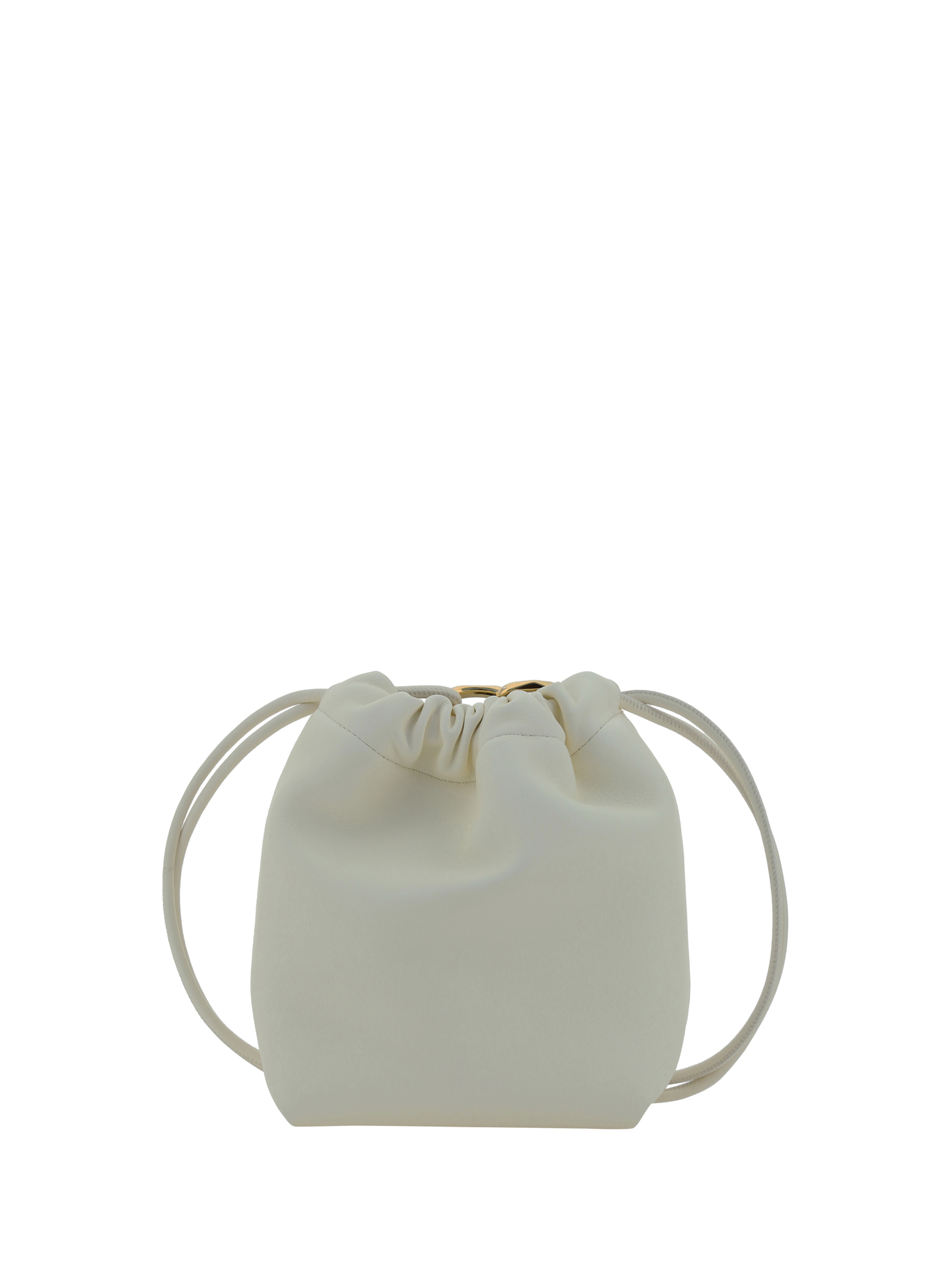 Shop Valentino Garavani Mini Pouf Bucket Bag In Ivory