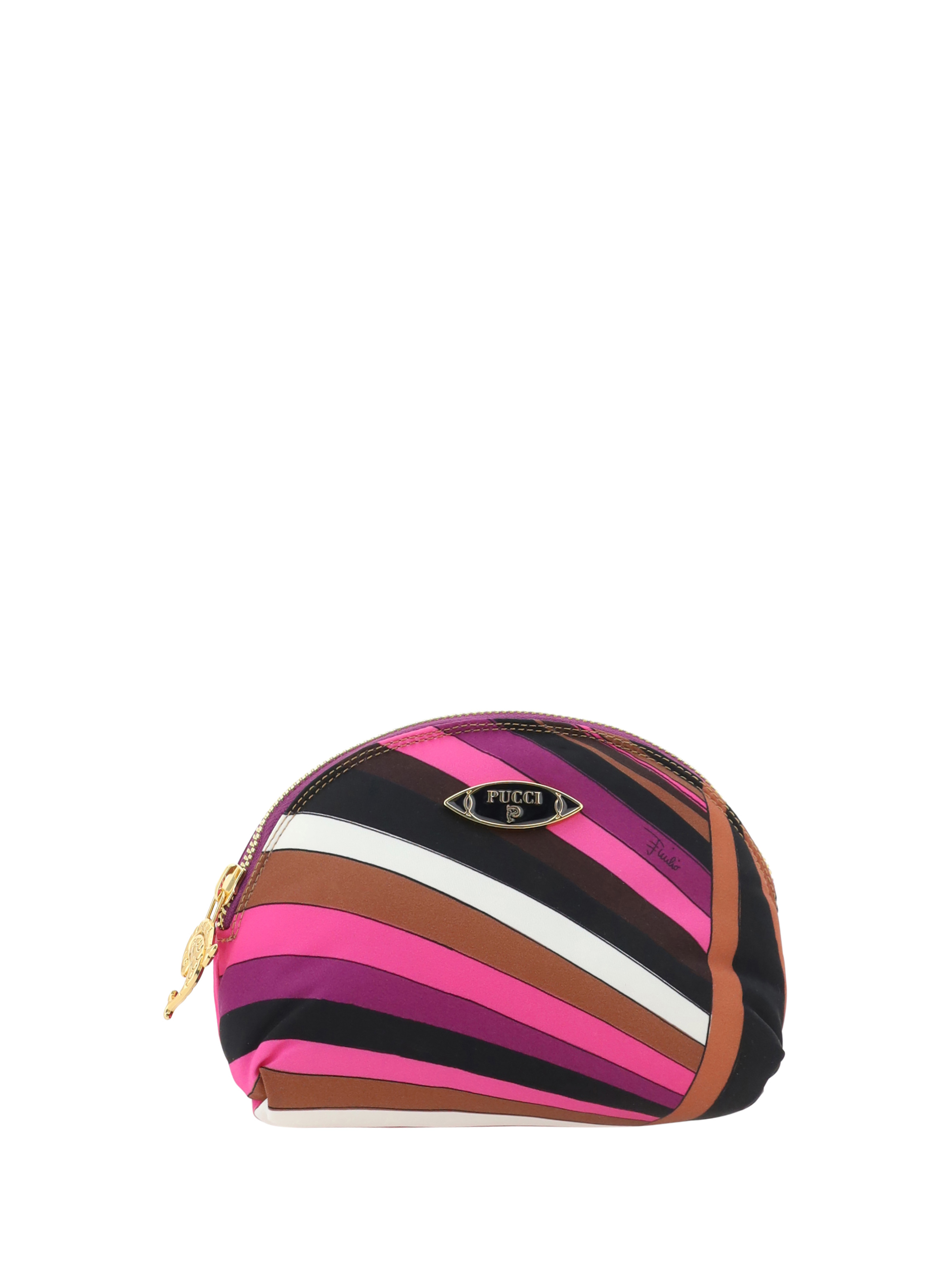 Shop Pucci Yummy Beauty Case In Fuxia/marrone