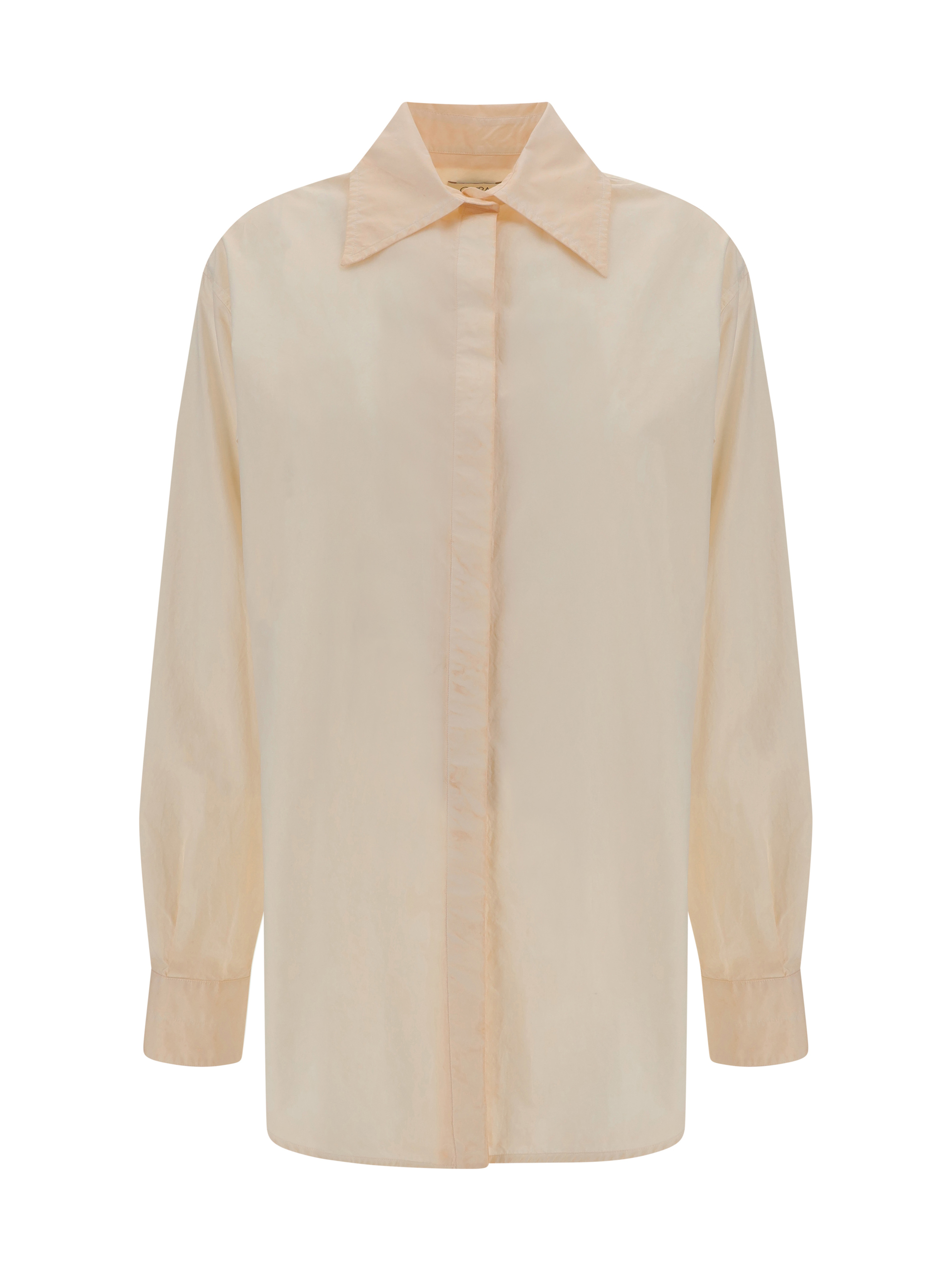 Quira Oversized Shirt In Rose Water