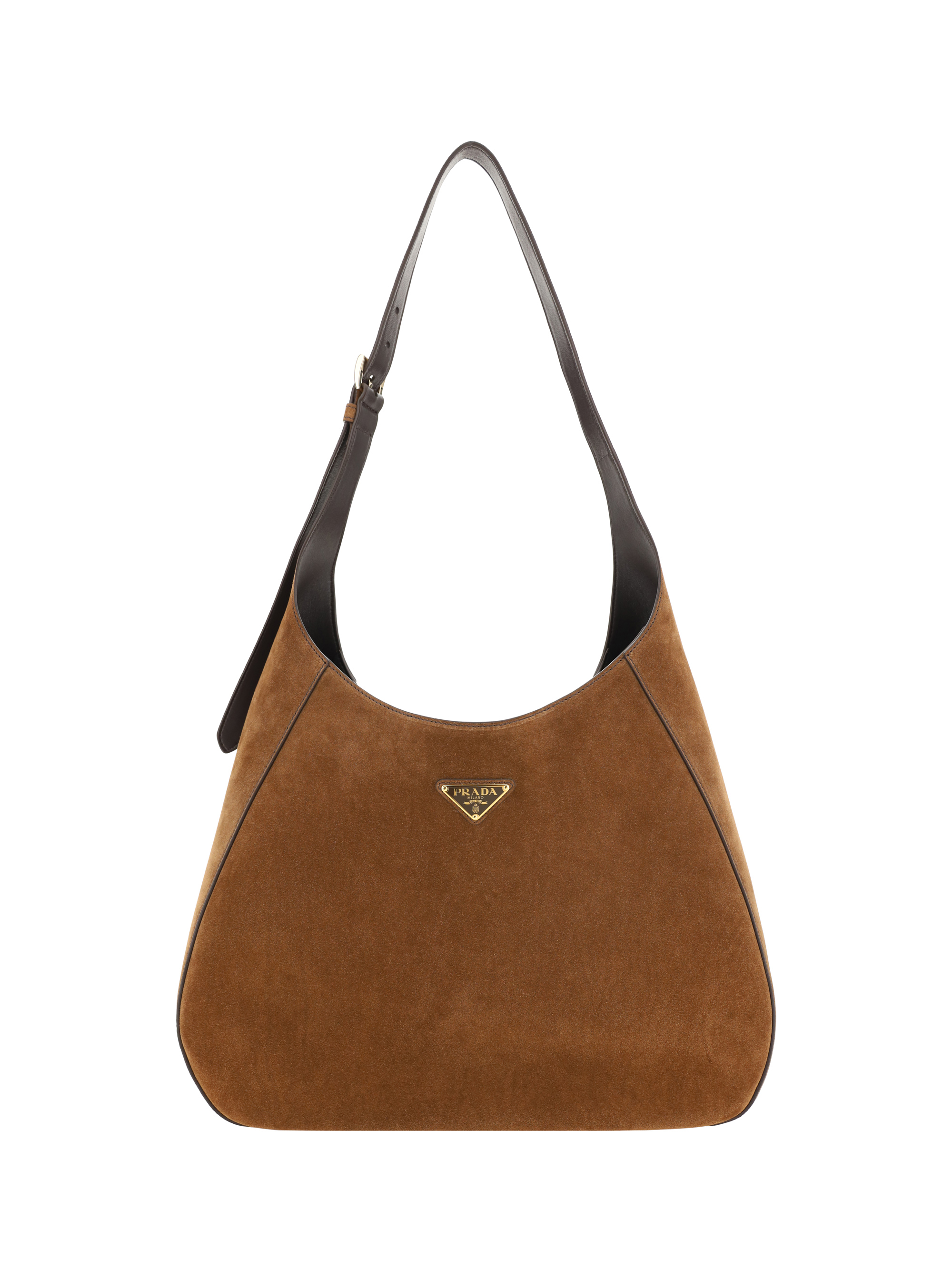 Shop Prada Shoulder Bag In Cacao