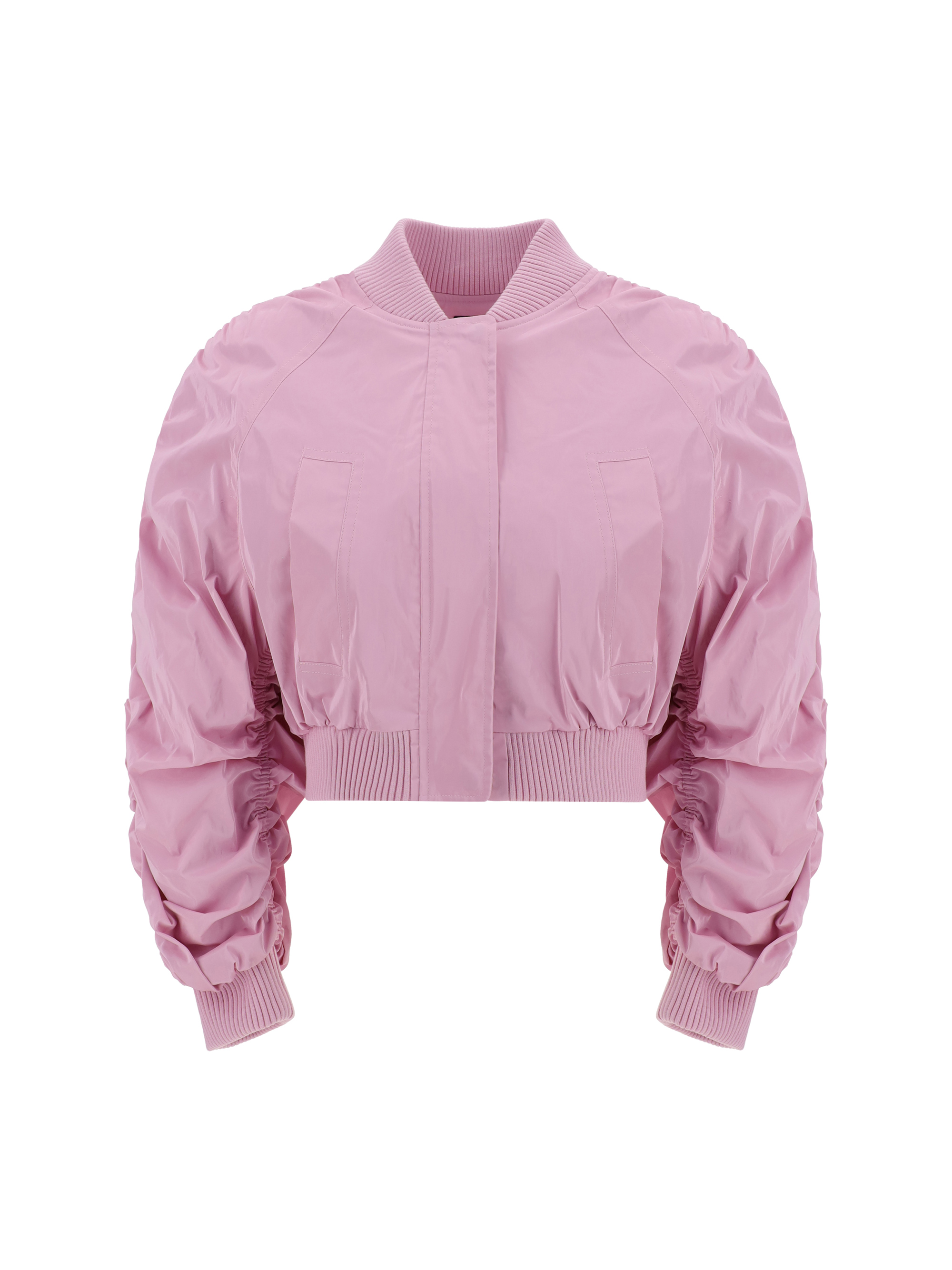 Shop Pinko Bomber Jacket In Rosa Dolce Lilla