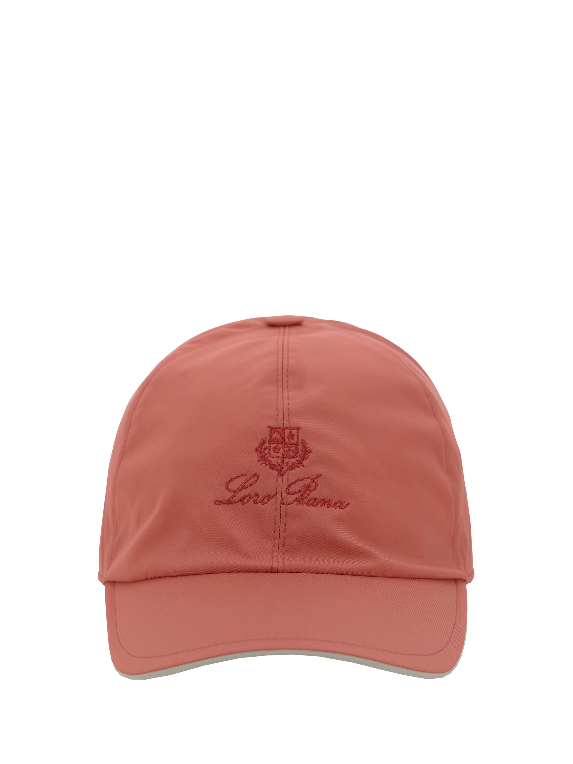 Loro Piana Baseball Hat In Pink Bazaar/ivory