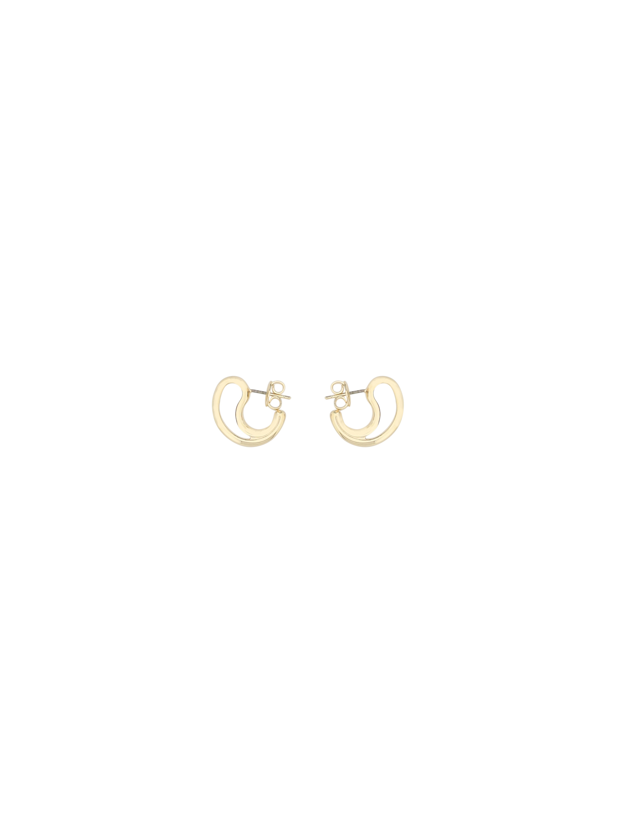 Shop Bottega Veneta Earrings In Yellow Gold