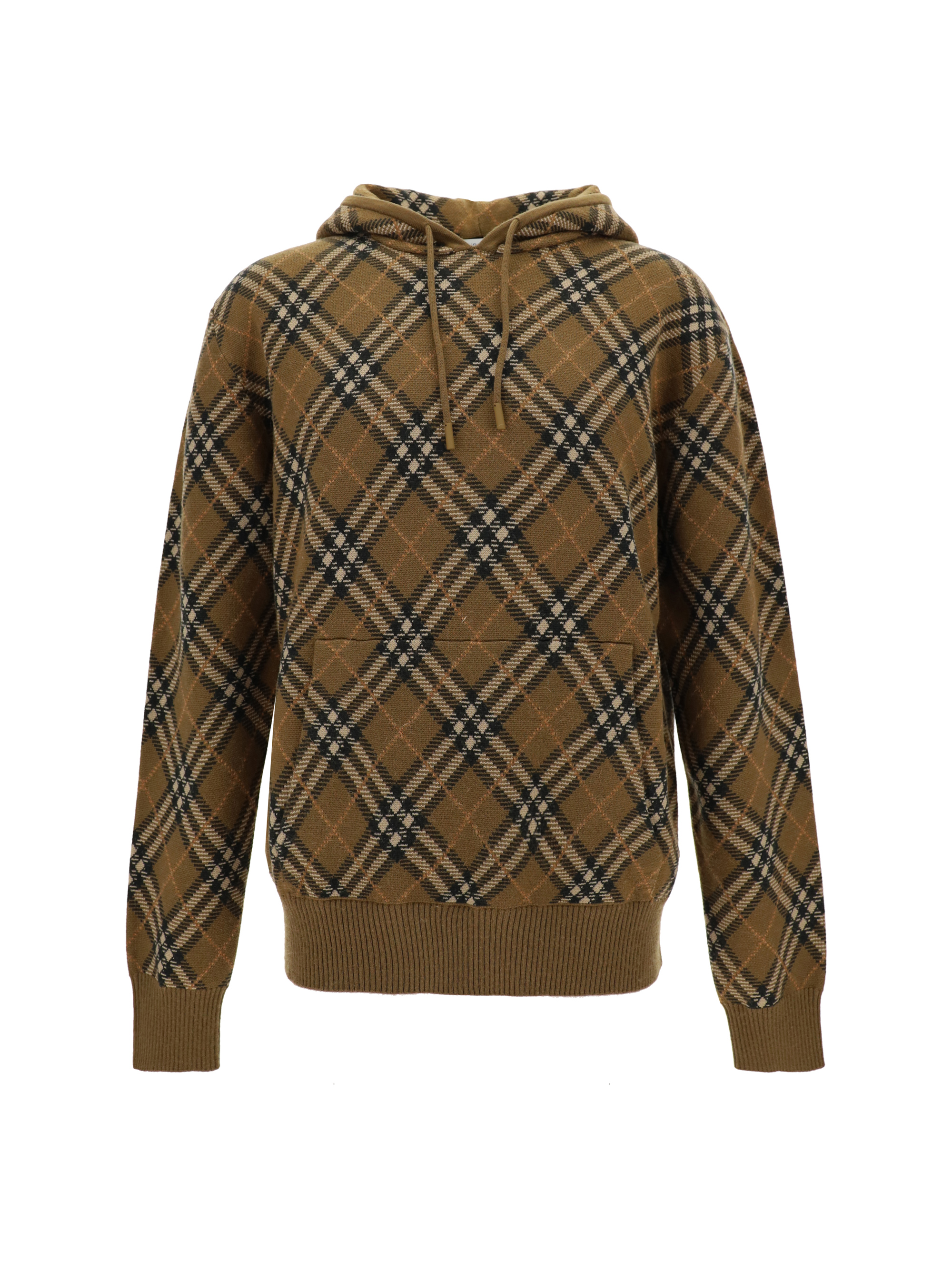 Shop Burberry Sweater In Shrew Ip Check